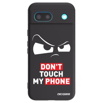 Picasee fekete szilikon tok az alábbi mobiltelefonokra Google Pixel 8 - Cloudy Eye - Transparent