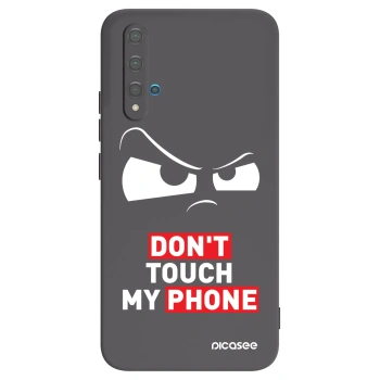 Picasee fekete szilikon tok az alábbi mobiltelefonokra Huawei Nova 5T - Cloudy Eye - Transparent