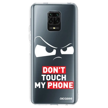 Picasee átlátszó szilikon tok az alábbi mobiltelefonokra Xiaomi Redmi Note 9S - Cloudy Eye - Transparent