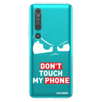 Picasee átlátszó szilikon tok az alábbi mobiltelefonokra Xiaomi Mi 10 - Cloudy Eye - Transparent