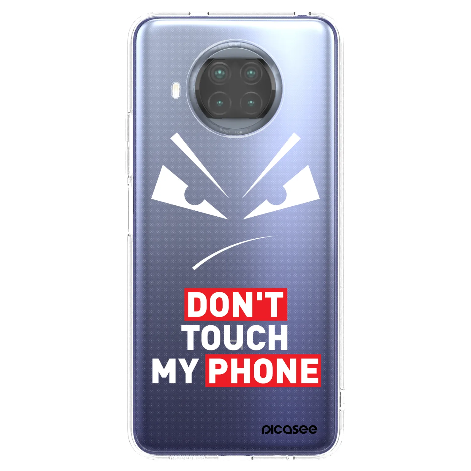 Picasee átlátszó szilikon tok az alábbi mobiltelefonokra Xiaomi Mi 10T Lite - Evil Eye - Transparent