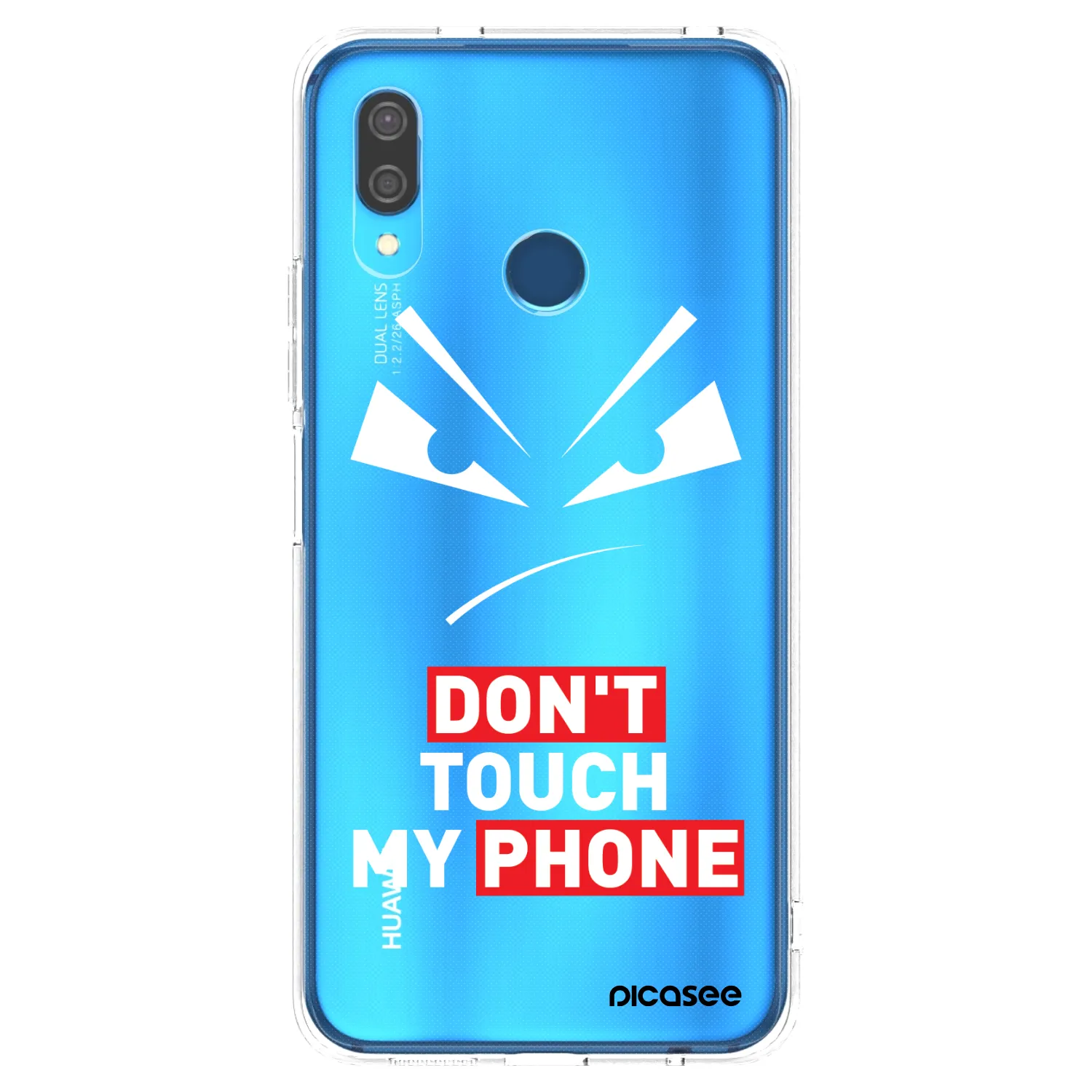 Picasee átlátszó szilikon tok az alábbi mobiltelefonokra Huawei P20 Lite - Evil Eye - Transparent