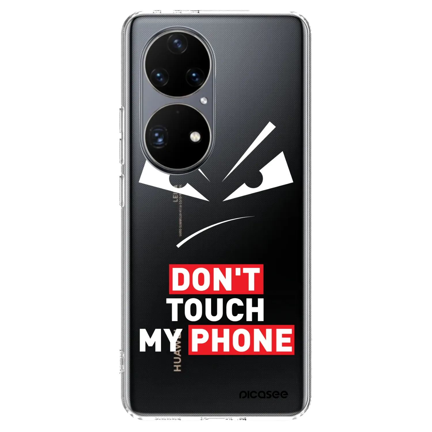 Picasee átlátszó szilikon tok az alábbi mobiltelefonokra Huawei P50 - Evil Eye - Transparent