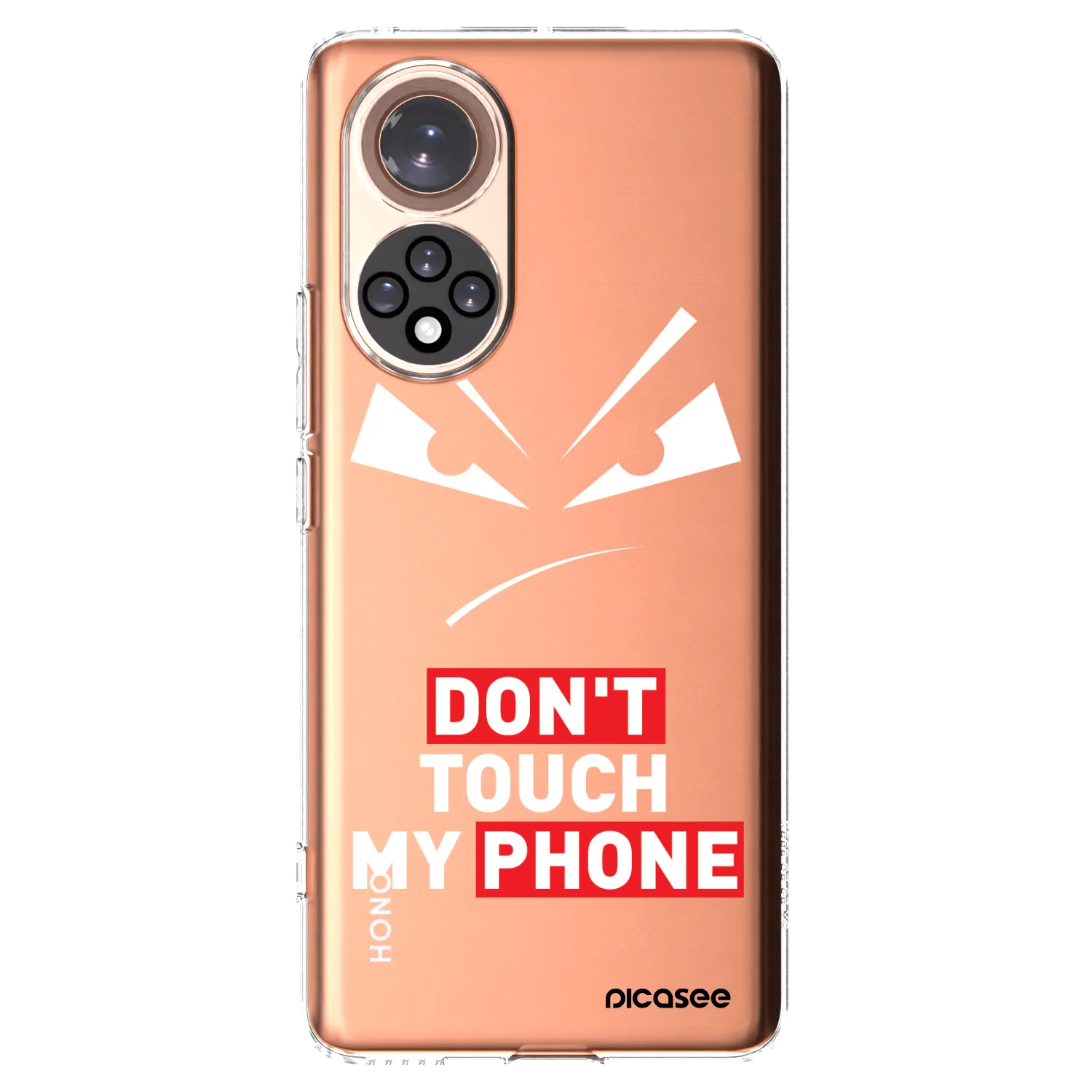 Picasee átlátszó szilikon tok az alábbi mobiltelefonokra Honor 50 5G - Evil Eye - Transparent