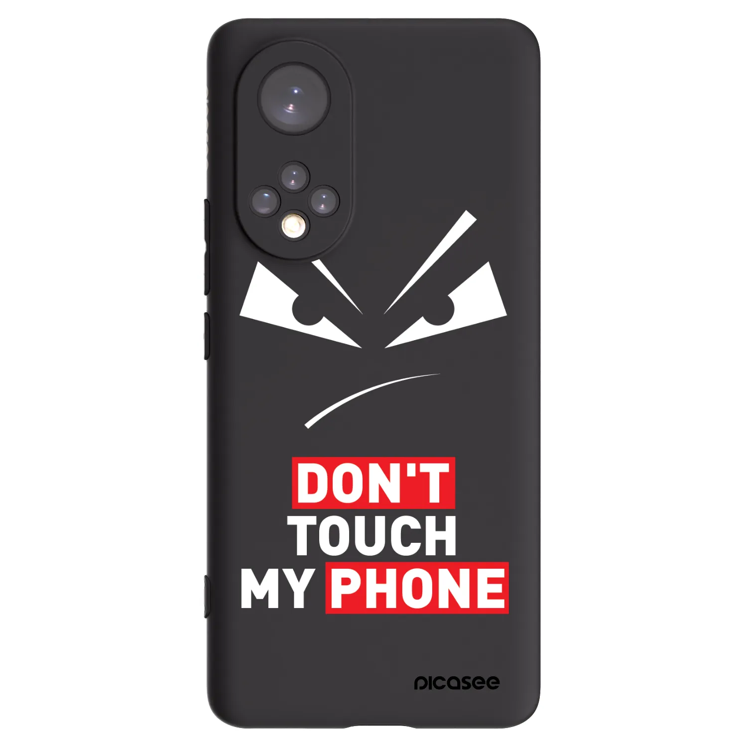 Picasee fekete szilikon tok az alábbi mobiltelefonokra Huawei Nova 9 - Evil Eye - Transparent