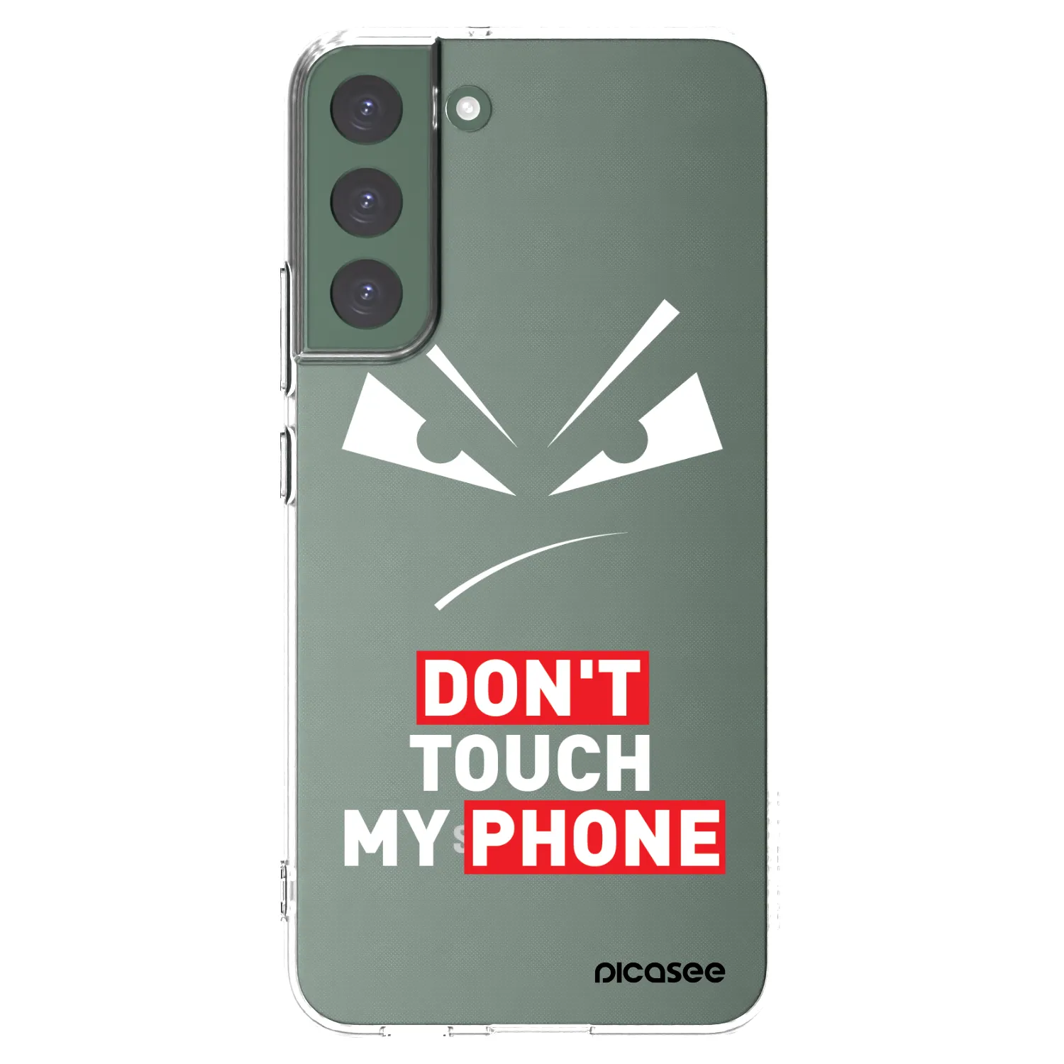 Picasee átlátszó szilikon tok az alábbi mobiltelefonokra Samsung Galaxy S22+ 5G - Evil Eye - Transparent