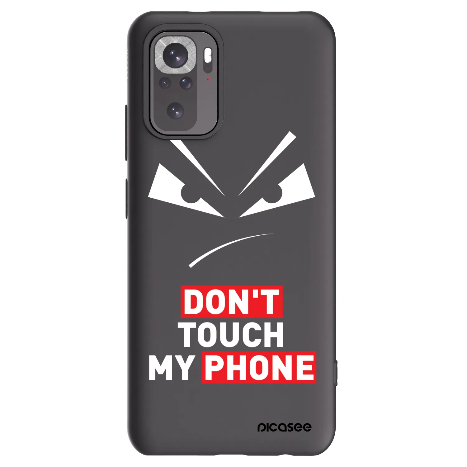 Picasee fekete szilikon tok az alábbi mobiltelefonokra Xiaomi Redmi Note 11S 4G - Evil Eye - Transparent