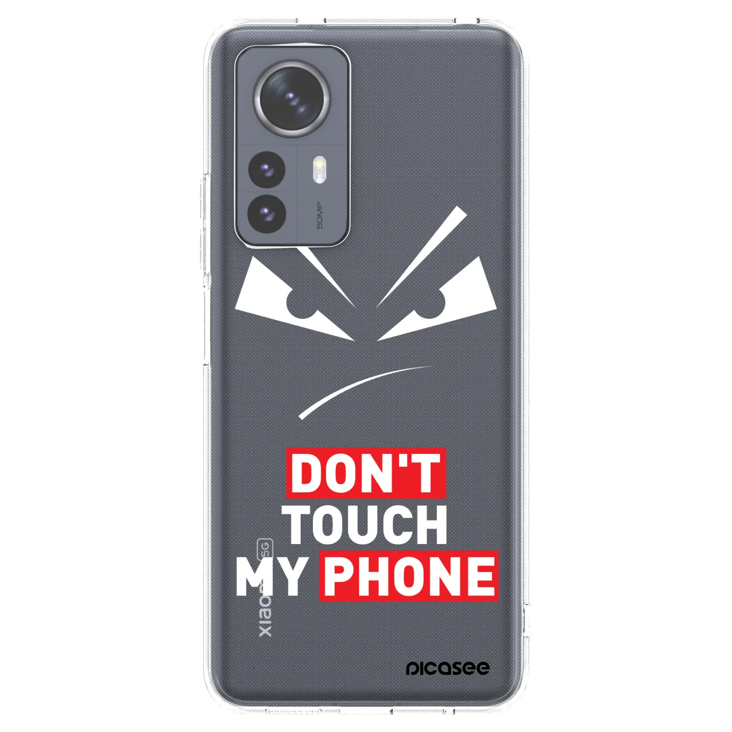 Picasee átlátszó szilikon tok az alábbi mobiltelefonokra Xiaomi 12 Pro - Evil Eye - Transparent