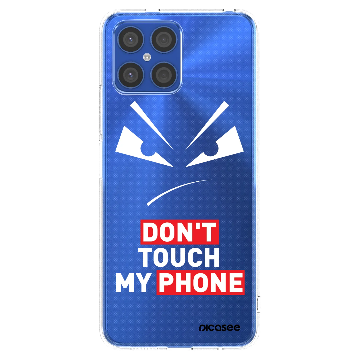 Picasee átlátszó szilikon tok az alábbi mobiltelefonokra Honor X8 4G - Evil Eye - Transparent