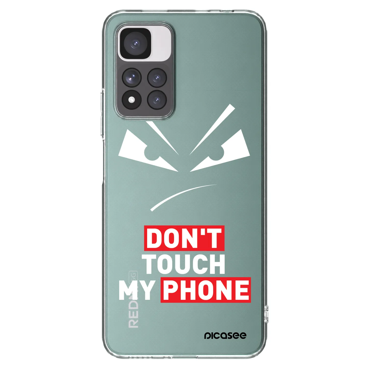 Picasee átlátszó szilikon tok az alábbi mobiltelefonokra Xiaomi Redmi Note 11 Pro+ 5G - Evil Eye - Transparent