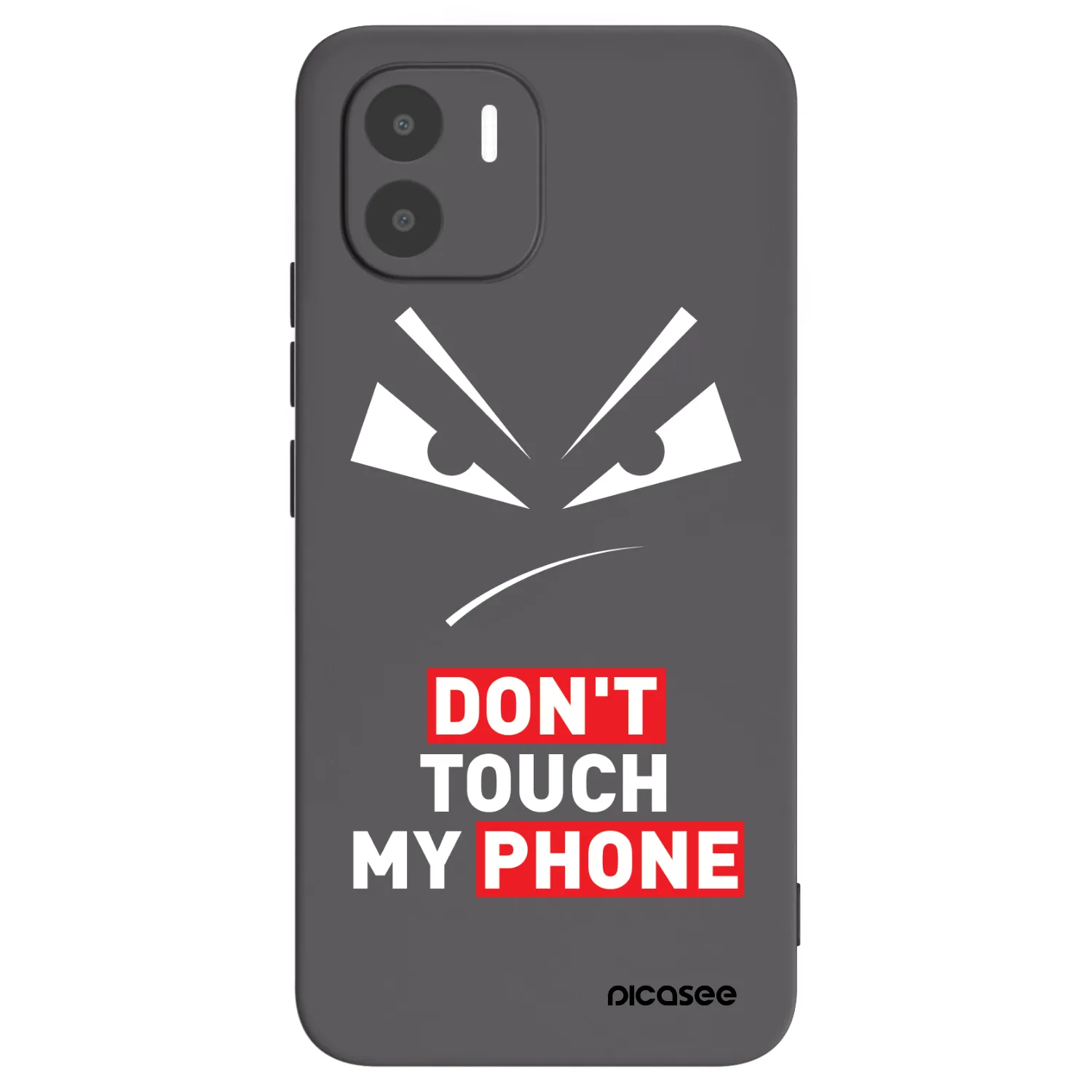 Picasee fekete szilikon tok az alábbi mobiltelefonokra Xiaomi Redmi A1 - Evil Eye - Transparent