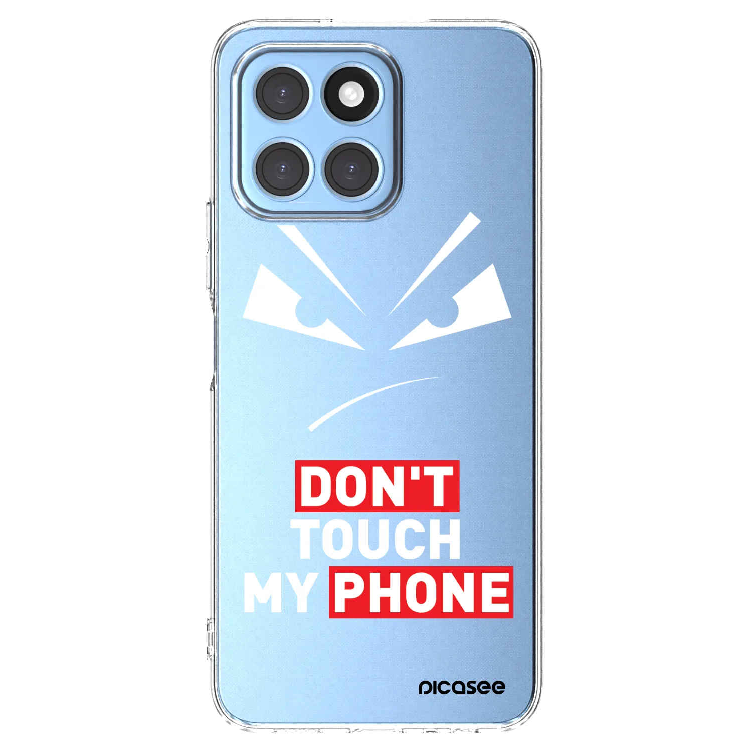 Picasee átlátszó szilikon tok az alábbi mobiltelefonokra Honor X8 5G - Evil Eye - Transparent