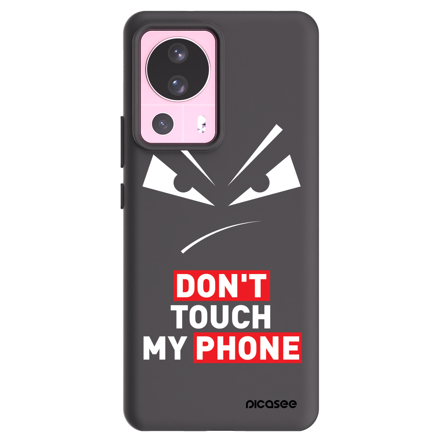 Picasee fekete szilikon tok az alábbi mobiltelefonokra Xiaomi 13 Lite - Evil Eye - Transparent