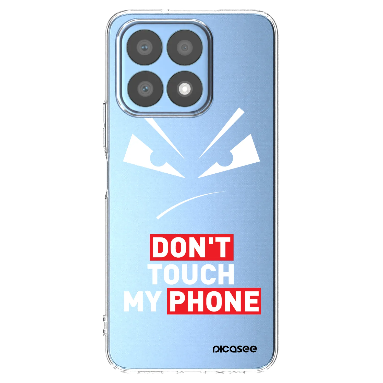 Picasee átlátszó szilikon tok az alábbi mobiltelefonokra Honor X8a - Evil Eye - Transparent