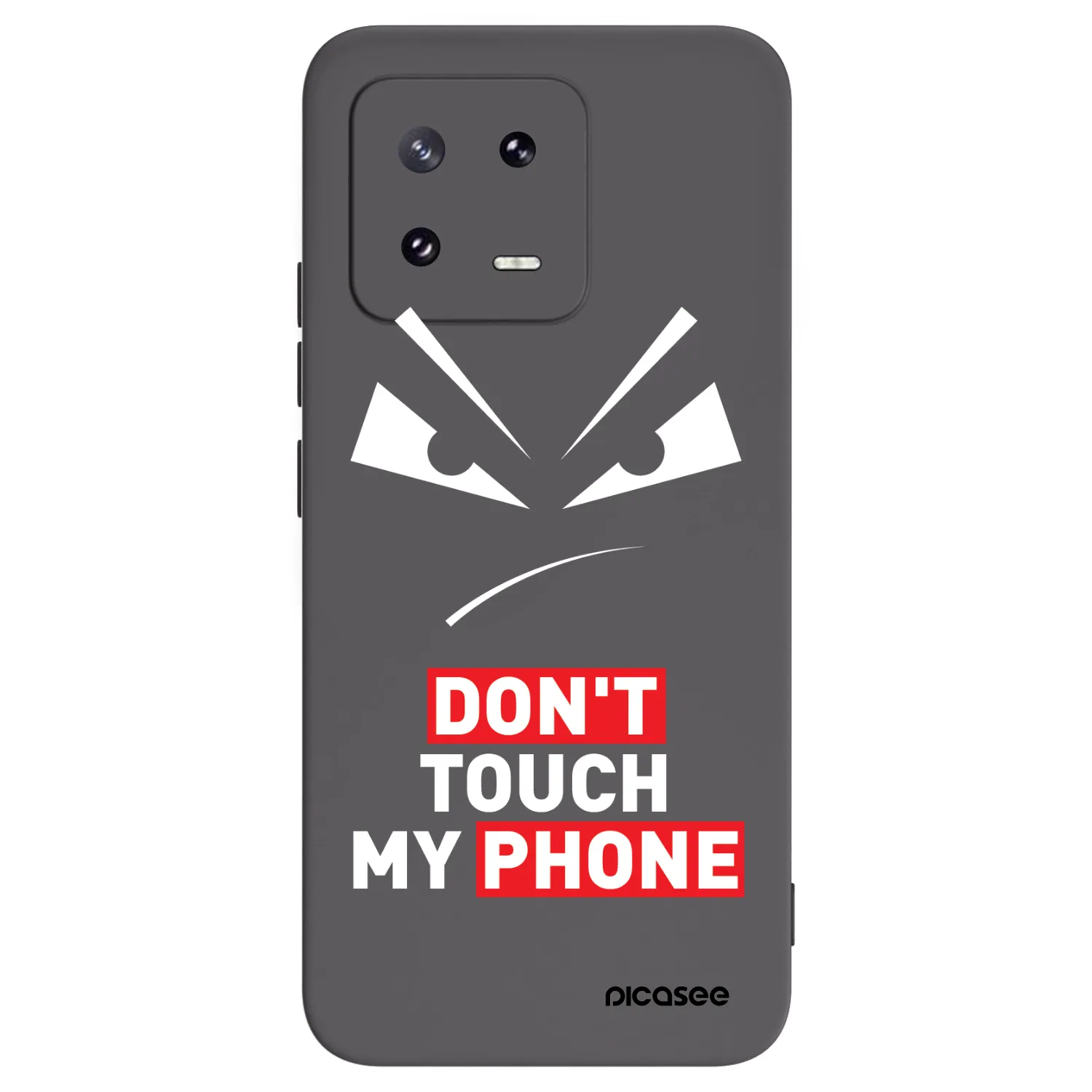 Picasee fekete szilikon tok az alábbi mobiltelefonokra Xiaomi 13 Pro - Evil Eye - Transparent