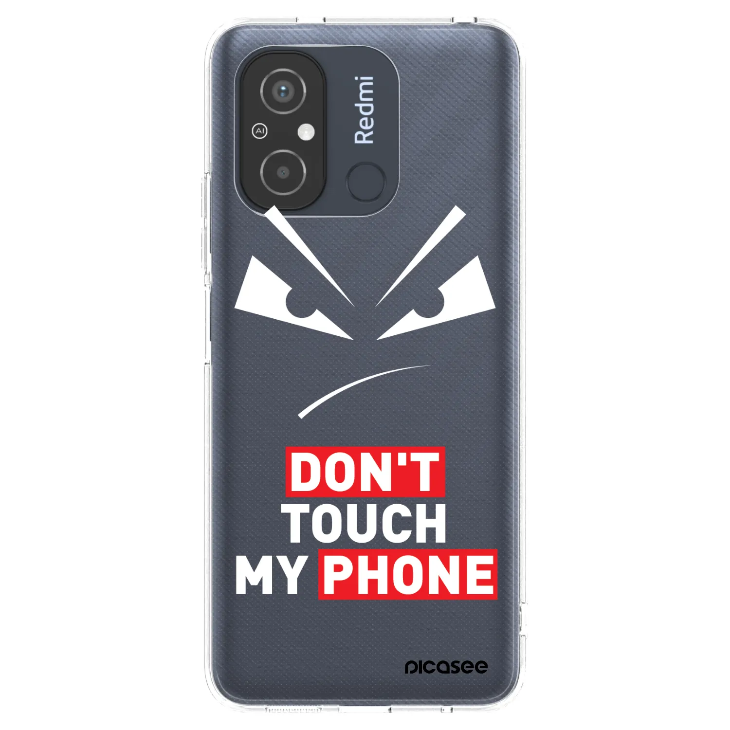 Picasee átlátszó szilikon tok az alábbi mobiltelefonokra Xiaomi Redmi 12C - Evil Eye - Transparent