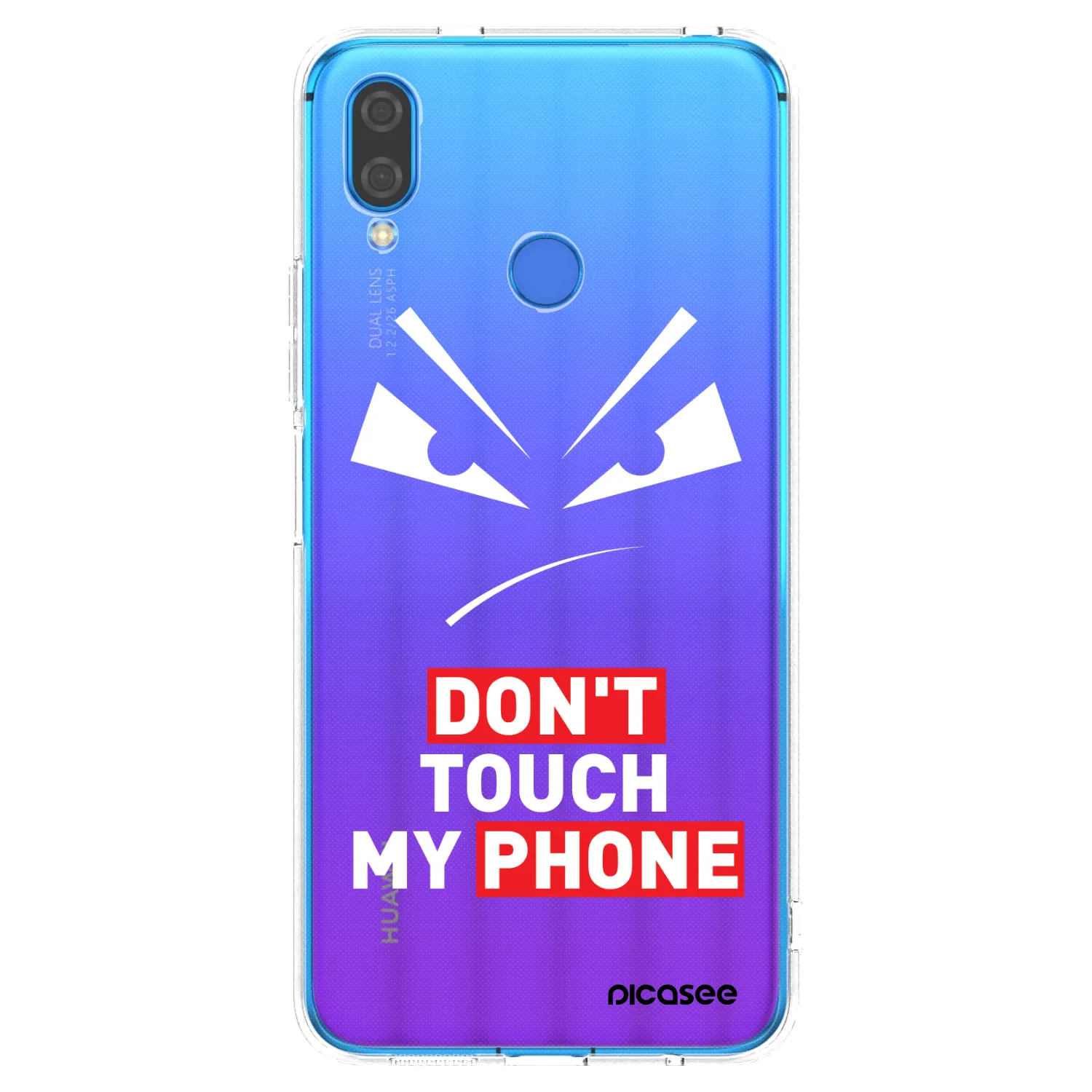 Picasee átlátszó szilikon tok az alábbi mobiltelefonokra Huawei Nova 3 - Evil Eye - Transparent