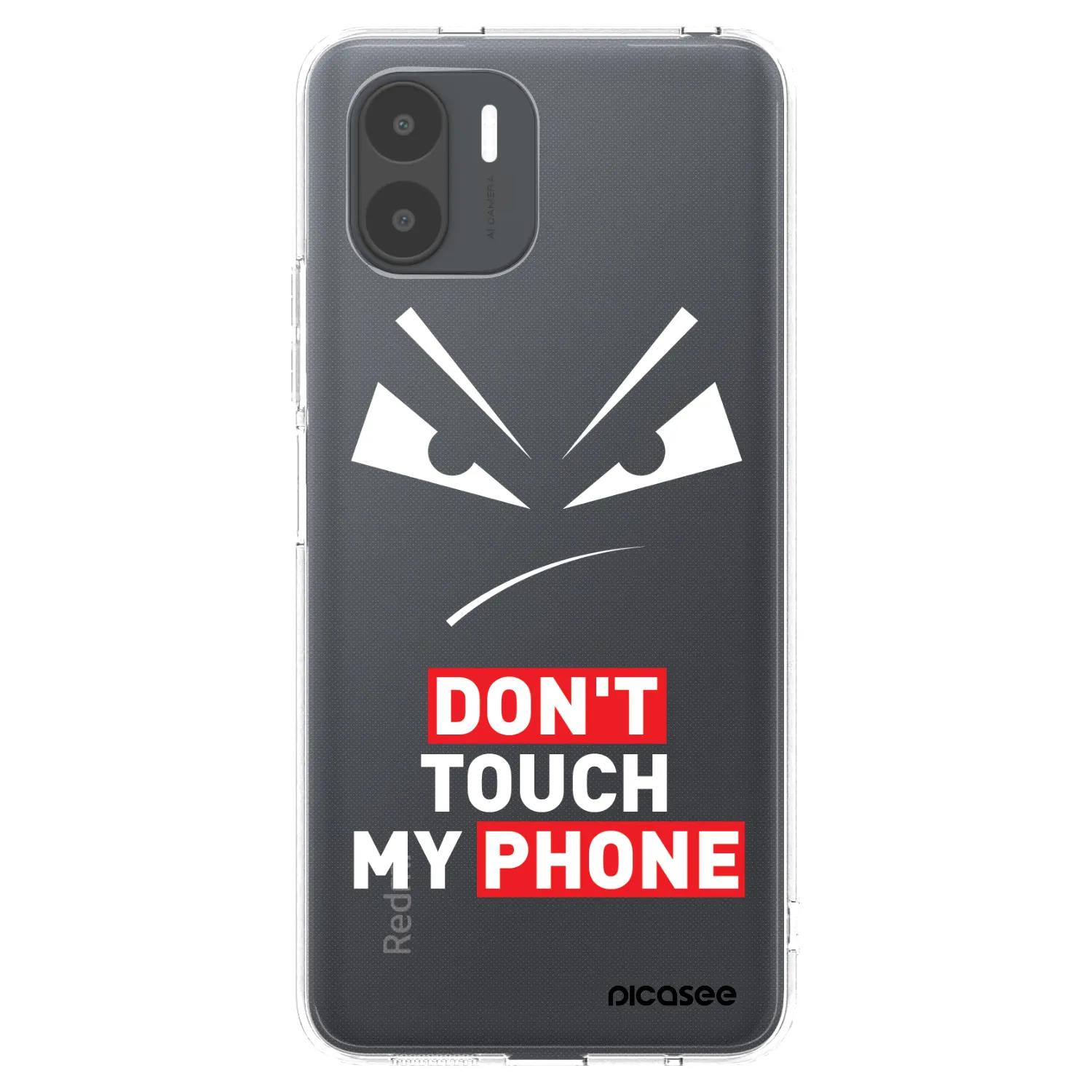 Picasee átlátszó szilikon tok az alábbi mobiltelefonokra Xiaomi Redmi A2 - Evil Eye - Transparent