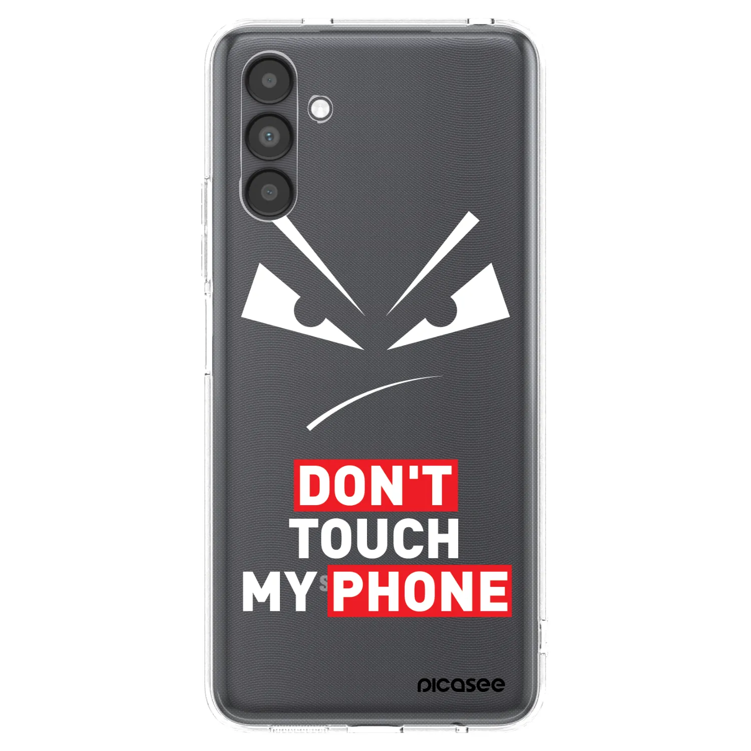 Picasee átlátszó szilikon tok az alábbi mobiltelefonokra Samsung Galaxy A04s A047F - Evil Eye - Transparent