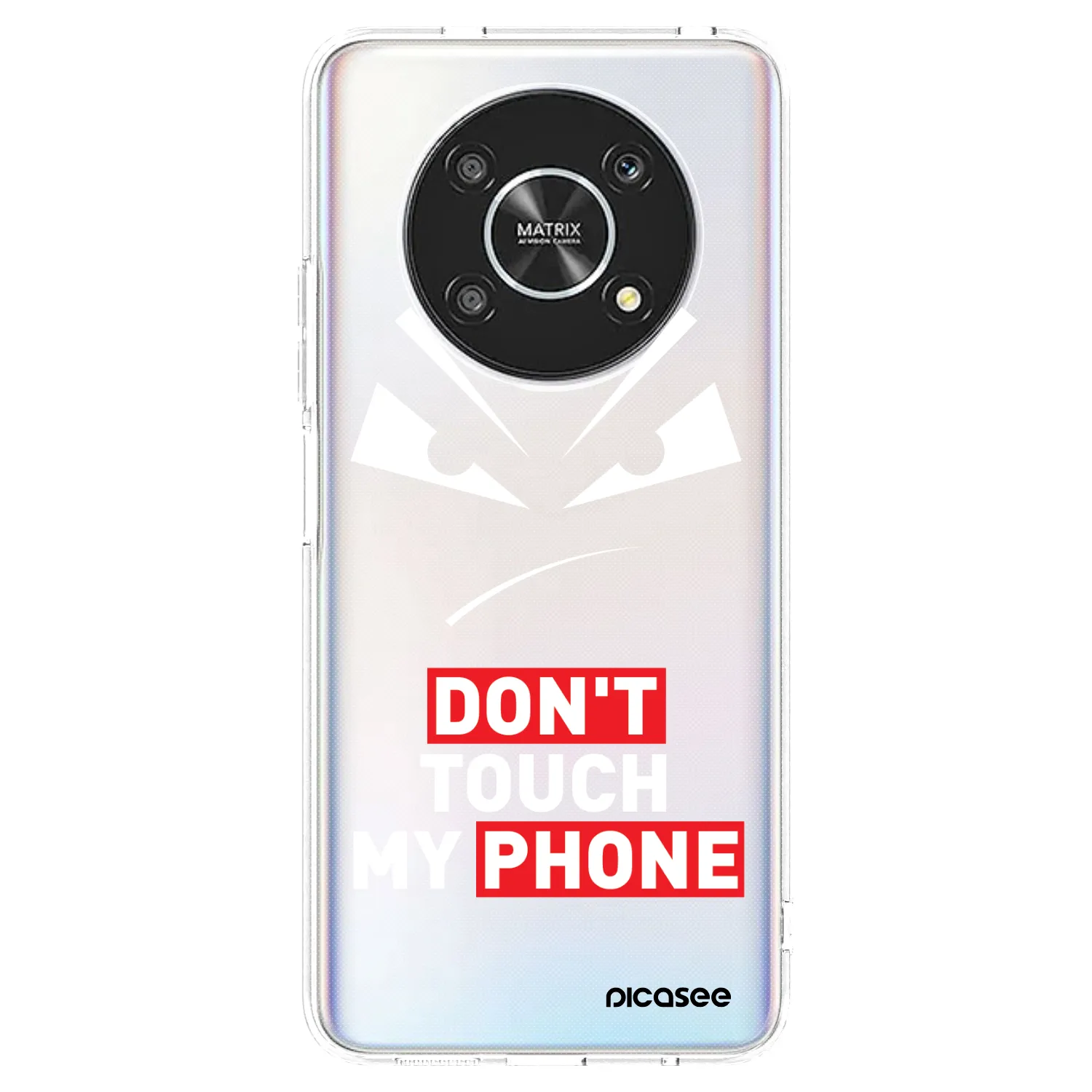 Picasee átlátszó szilikon tok az alábbi mobiltelefonokra Honor Magic4 Lite 5G - Evil Eye - Transparent