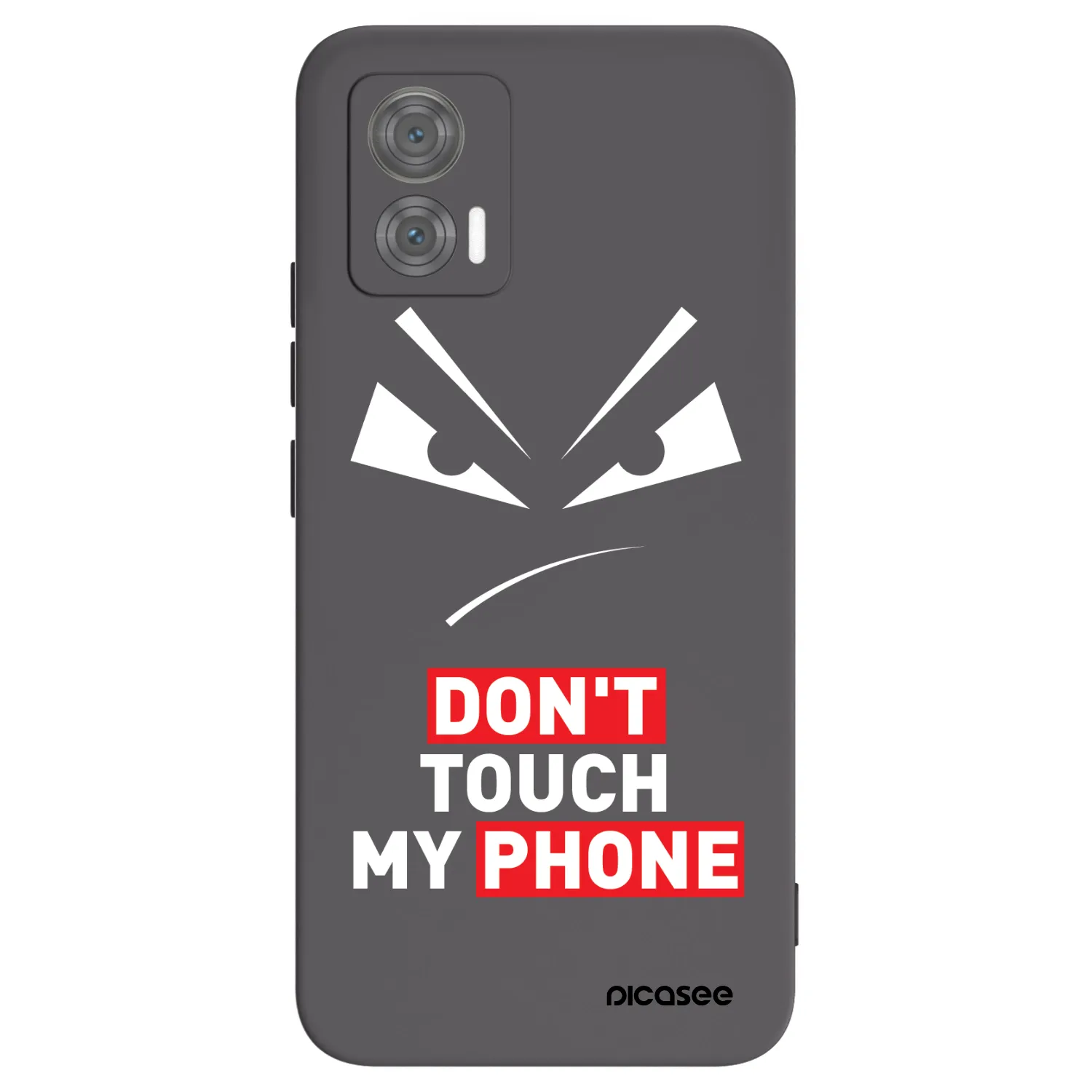 Picasee fekete szilikon tok az alábbi mobiltelefonokra Motorola Edge 30 Neo - Evil Eye - Transparent
