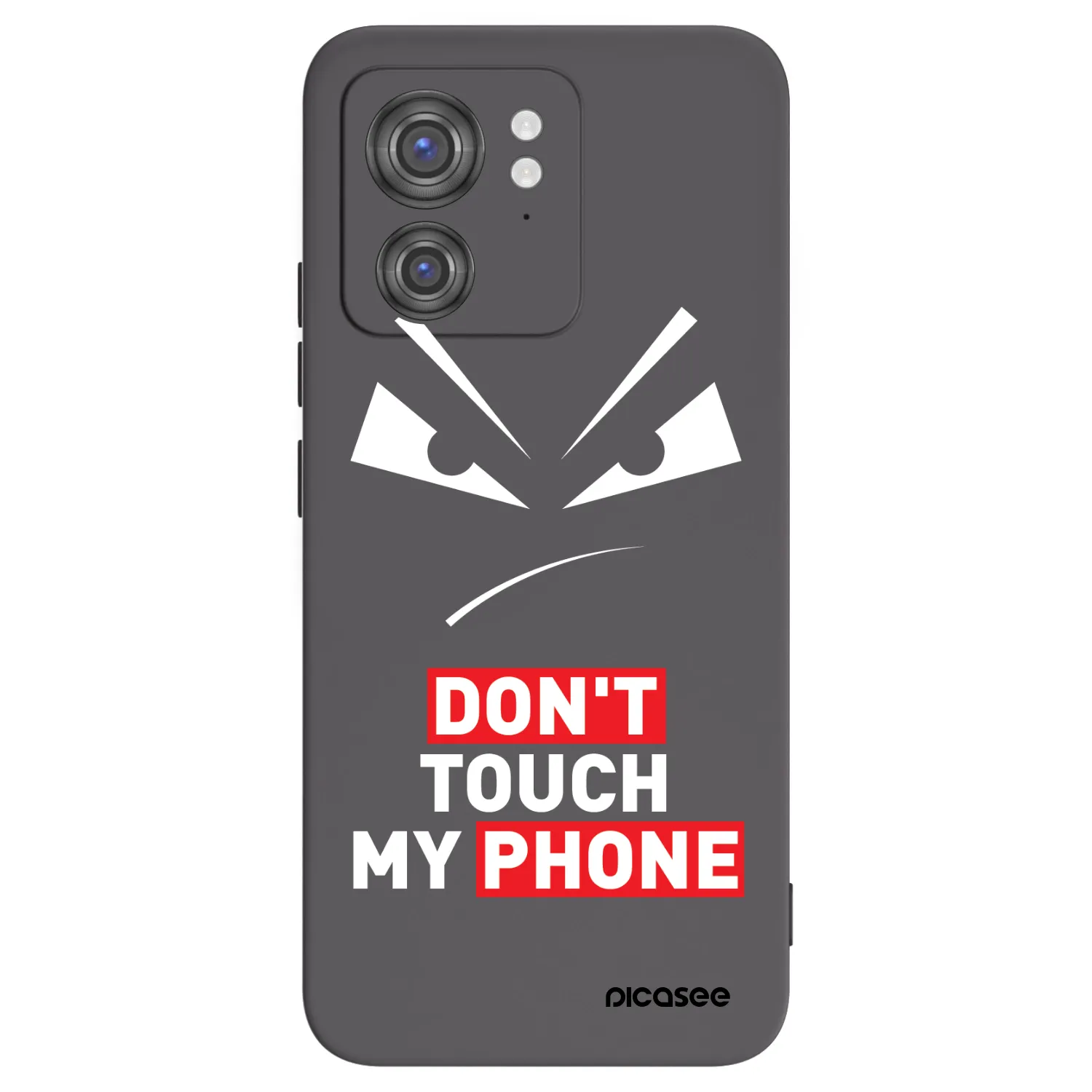 Picasee fekete szilikon tok az alábbi mobiltelefonokra Motorola Edge 40 - Evil Eye - Transparent