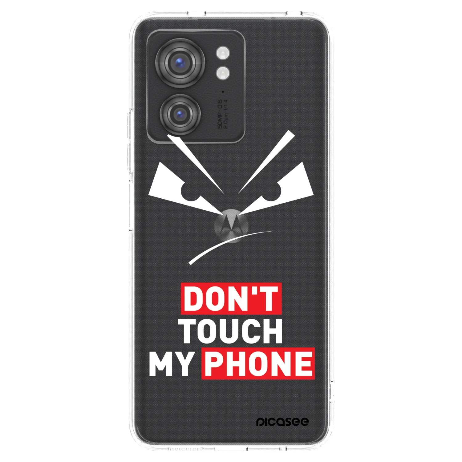 Picasee átlátszó szilikon tok az alábbi mobiltelefonokra Motorola Edge 40 - Evil Eye - Transparent