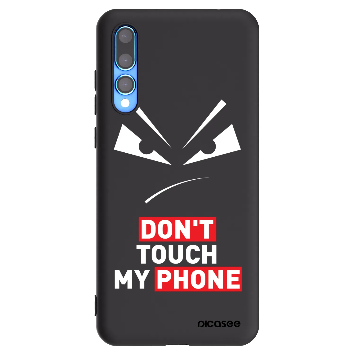 Picasee fekete szilikon tok az alábbi mobiltelefonokra Huawei P20 Pro - Evil Eye - Transparent