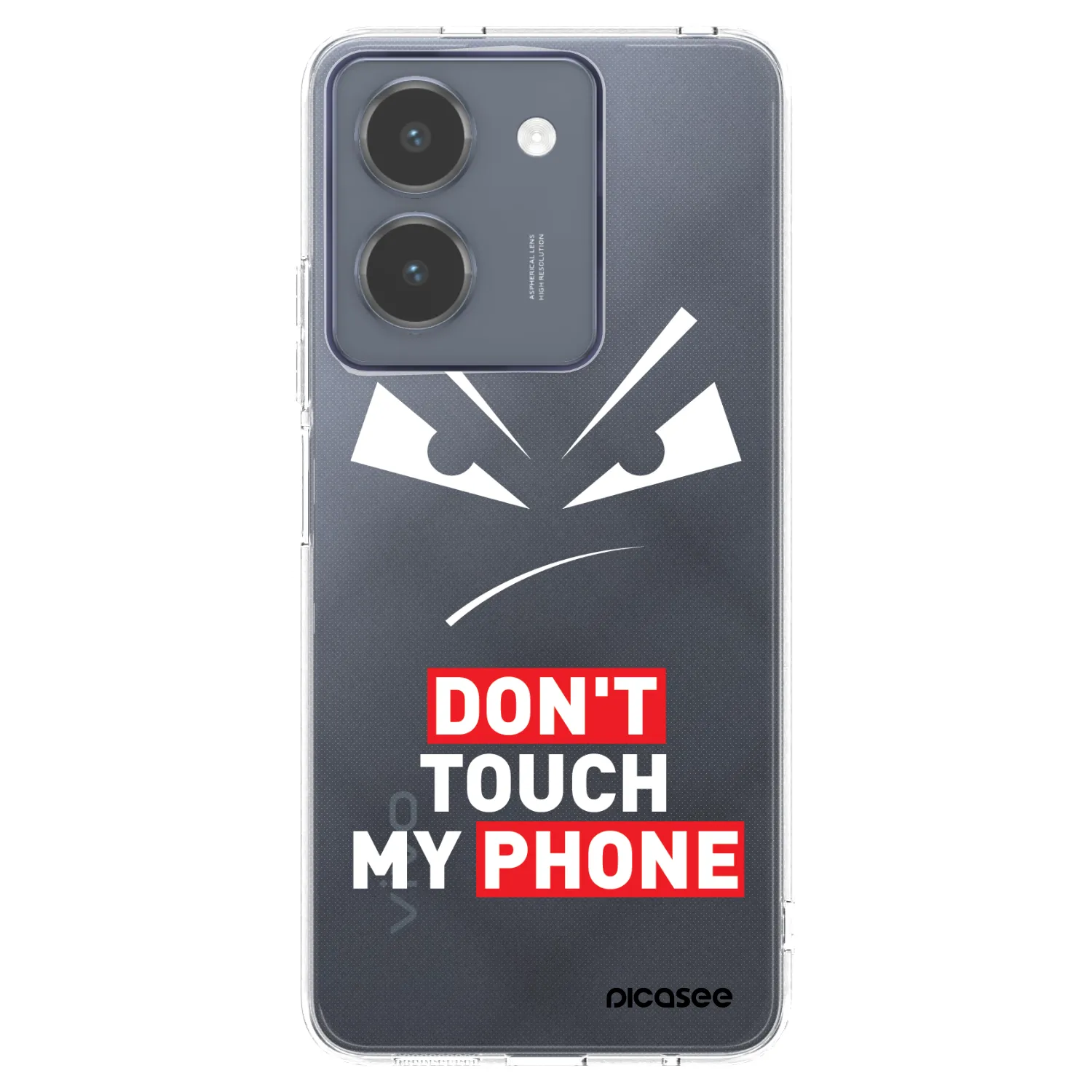 Picasee átlátszó szilikon tok az alábbi mobiltelefonokra Vivo Y36 4G - Evil Eye - Transparent