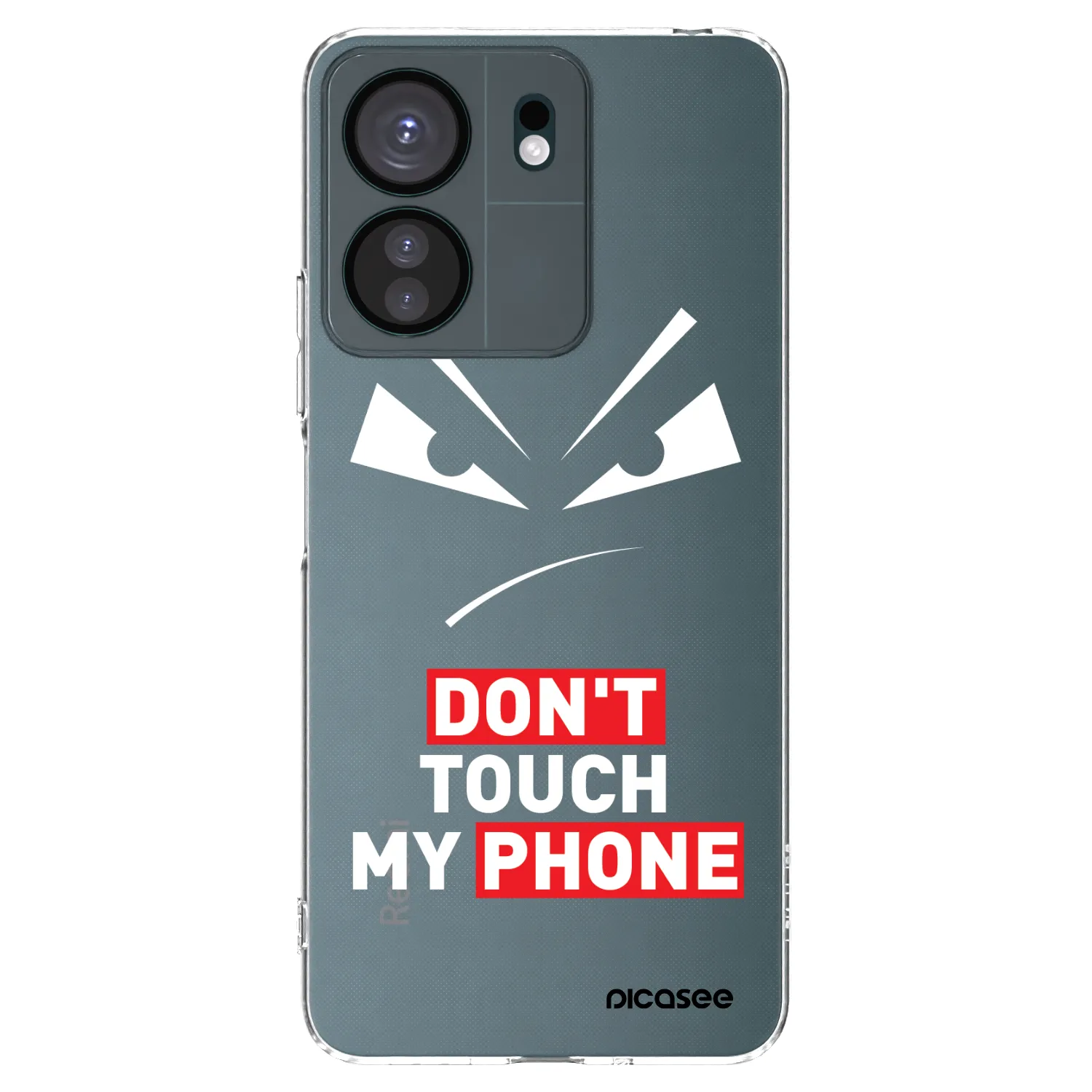 Picasee átlátszó szilikon tok az alábbi mobiltelefonokra Xiaomi Redmi 13C 4G - Evil Eye - Transparent