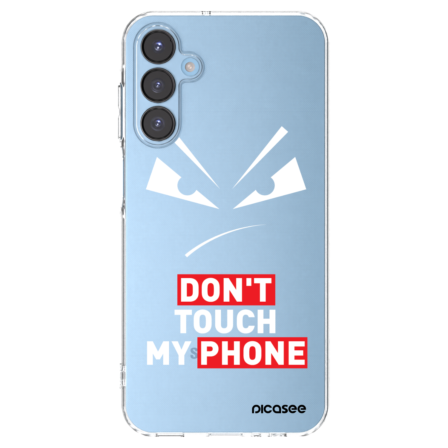 Picasee átlátszó szilikon tok az alábbi mobiltelefonokra Samsung Galaxy A15 A156B 5G - Evil Eye - Transparent