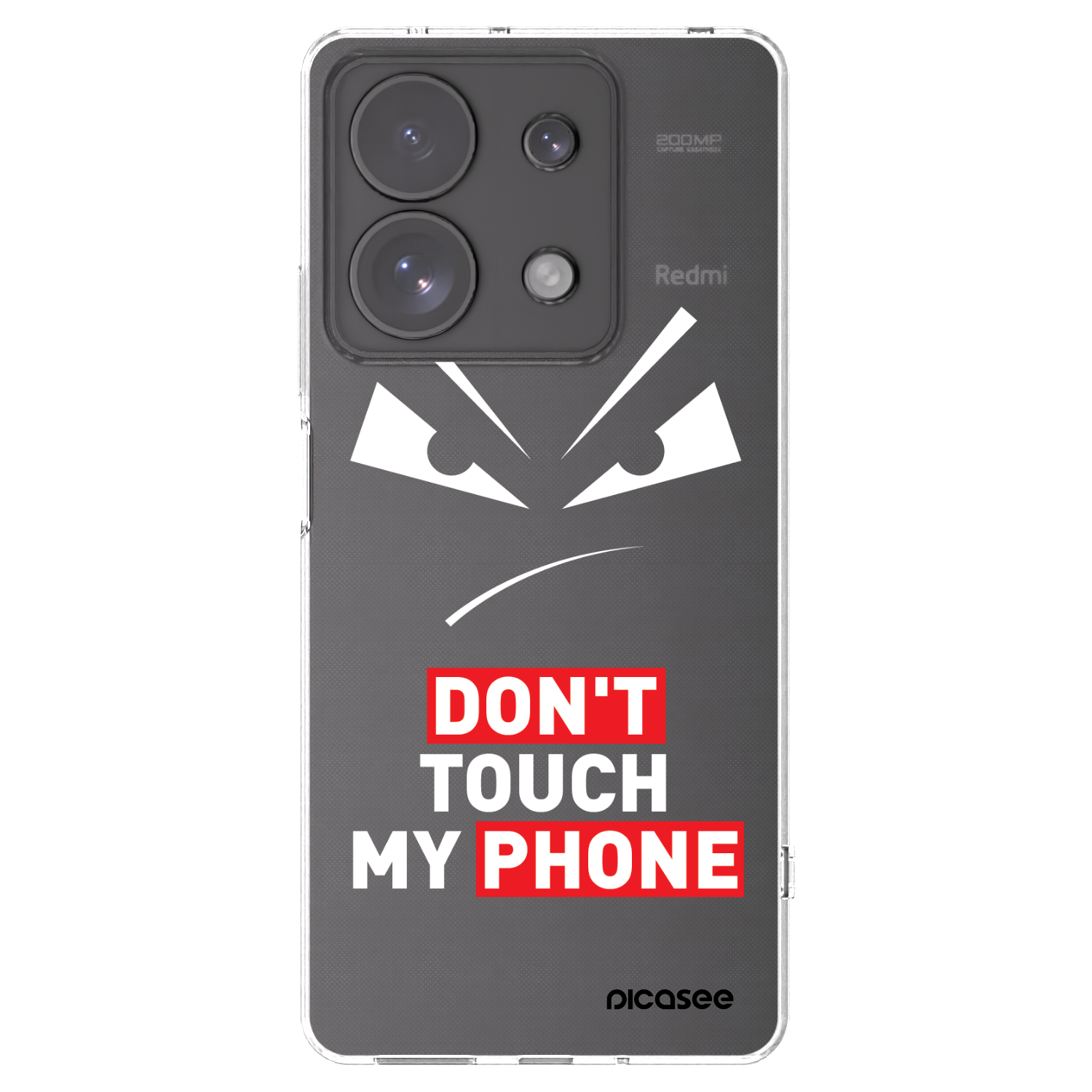Picasee átlátszó szilikon tok az alábbi mobiltelefonokra Xiaomi Redmi Note 13 Pro 4G - Evil Eye - Transparent