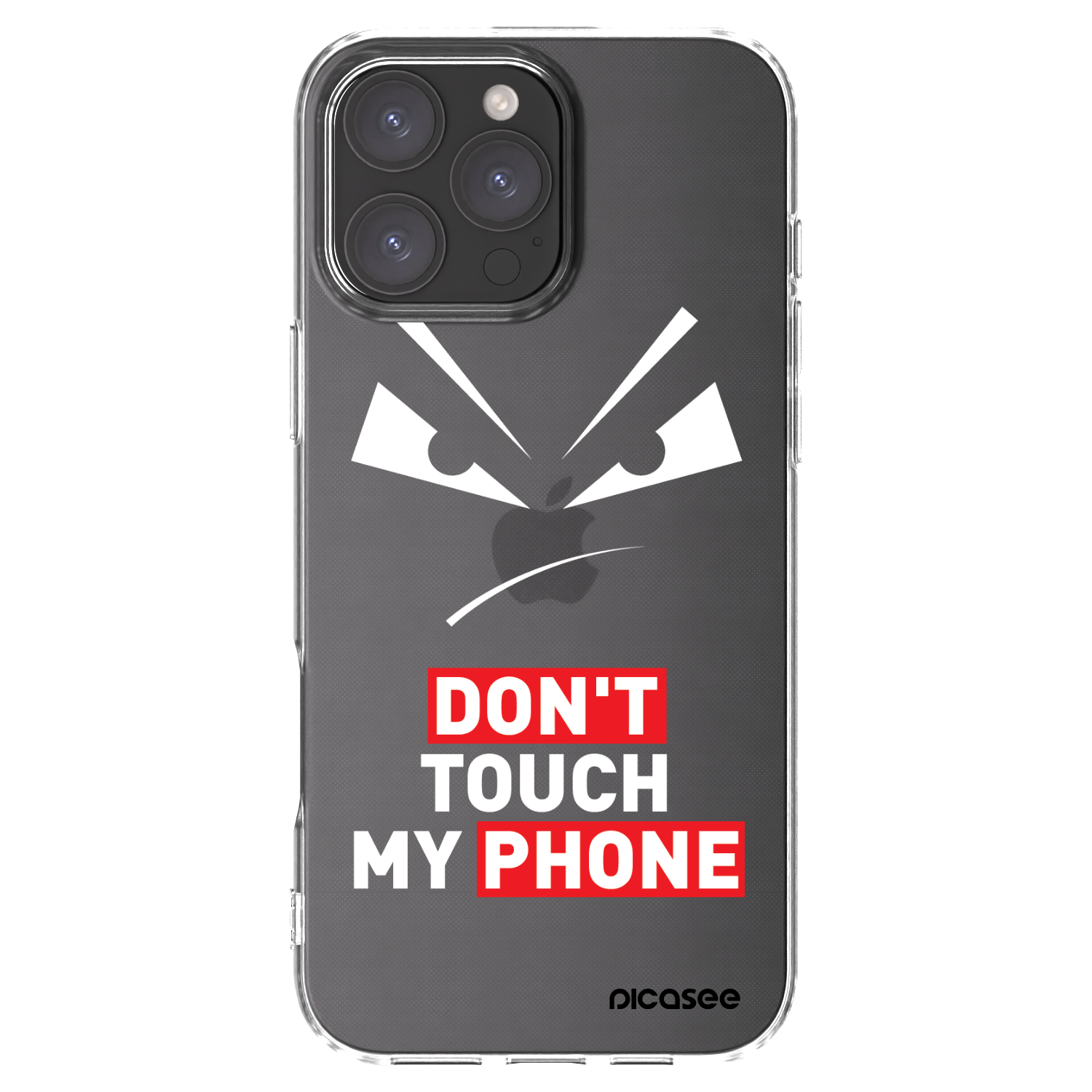 Picasee átlátszó szilikon tok az alábbi mobiltelefonokra Apple iPhone 16 Pro Max - Evil Eye - Transparent