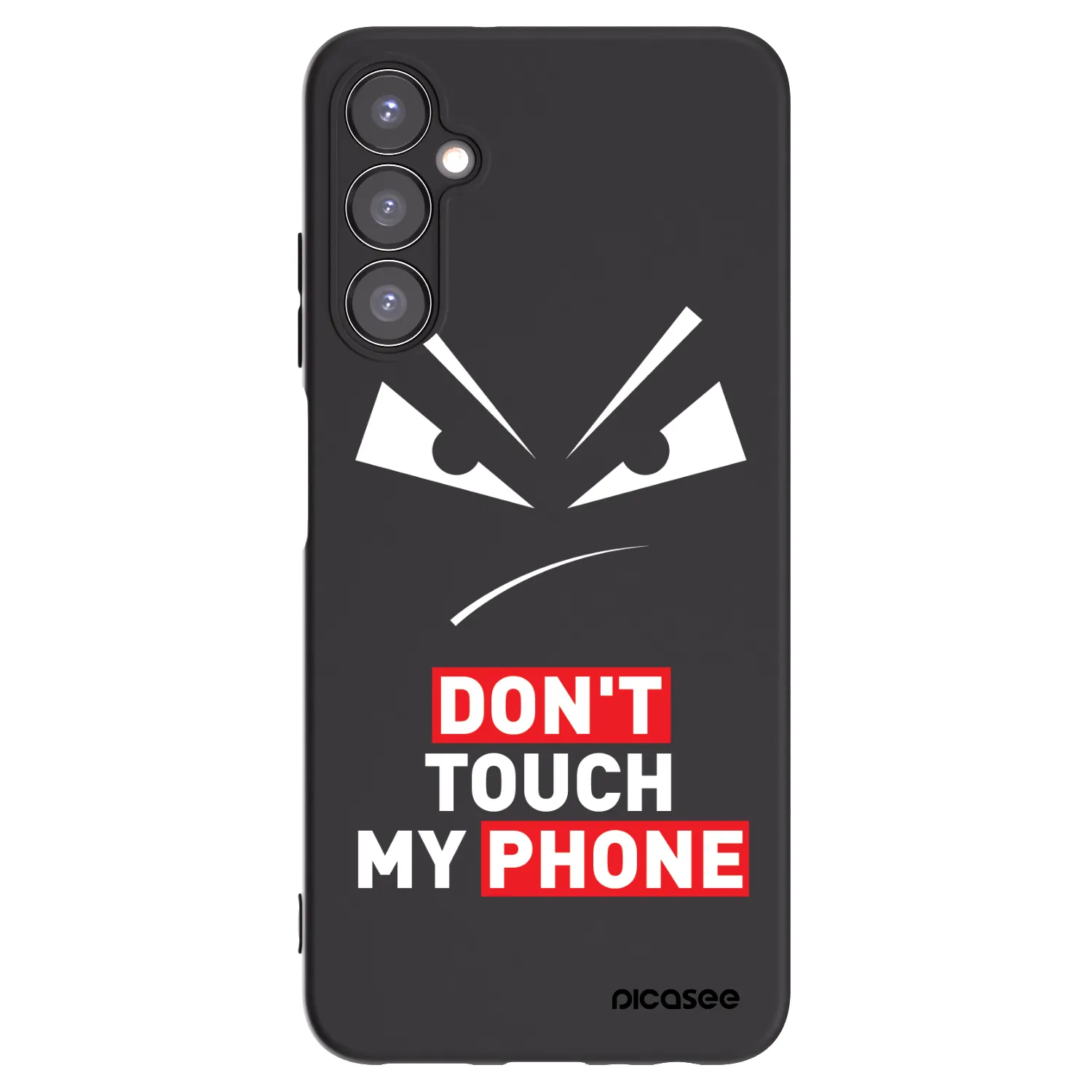 Picasee fekete szilikon tok az alábbi mobiltelefonokra Samsung Galaxy A05s A057G - Evil Eye - Transparent