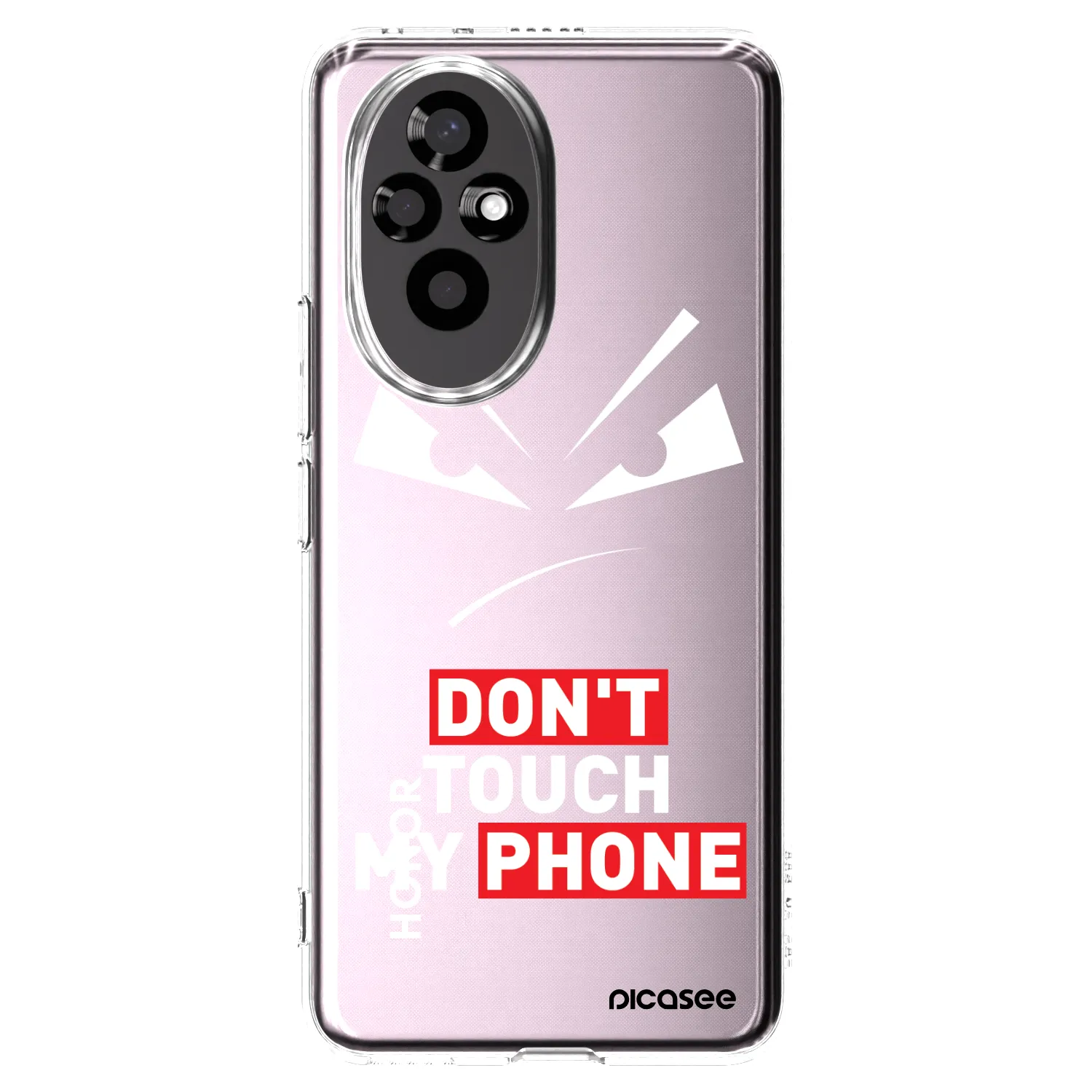 Picasee átlátszó szilikon tok az alábbi mobiltelefonokra Honor 200 5G - Evil Eye - Transparent