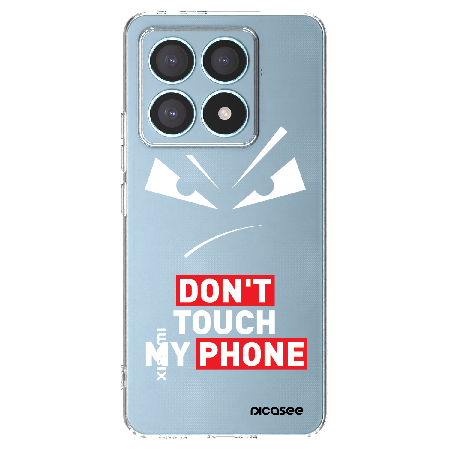 Picasee átlátszó szilikon tok az alábbi mobiltelefonokra Xiaomi 14T Pro - Evil Eye - Transparent