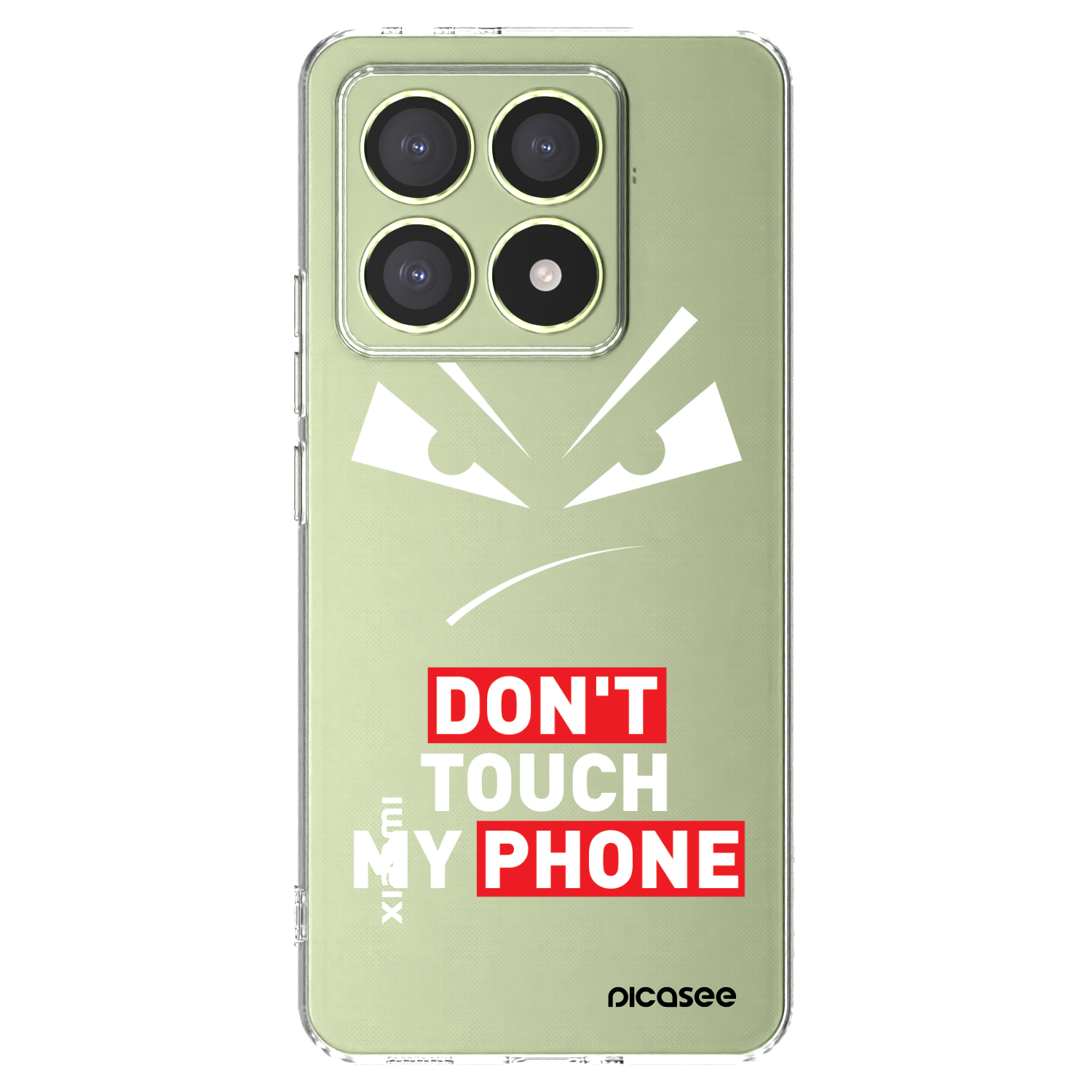 Picasee átlátszó szilikon tok az alábbi mobiltelefonokra Xiaomi 14T - Evil Eye - Transparent