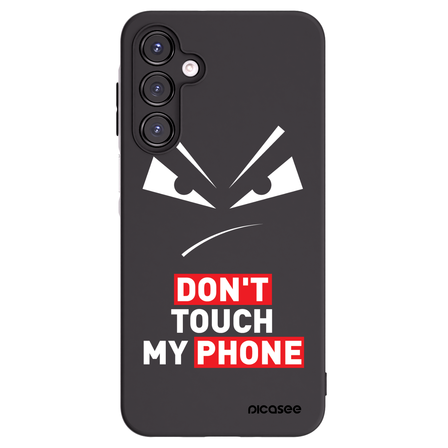 Picasee fekete szilikon tok az alábbi mobiltelefonokra Samsung Galaxy A16 5G - Evil Eye - Transparent