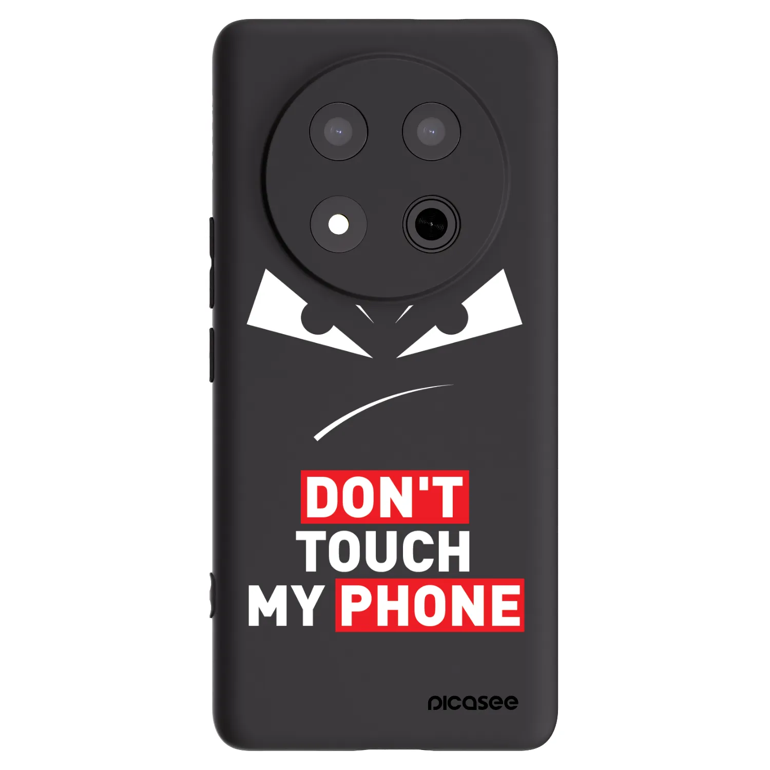 Picasee fekete szilikon tok az alábbi mobiltelefonokra Honor Magic7 Lite 5G - Evil Eye - Transparent