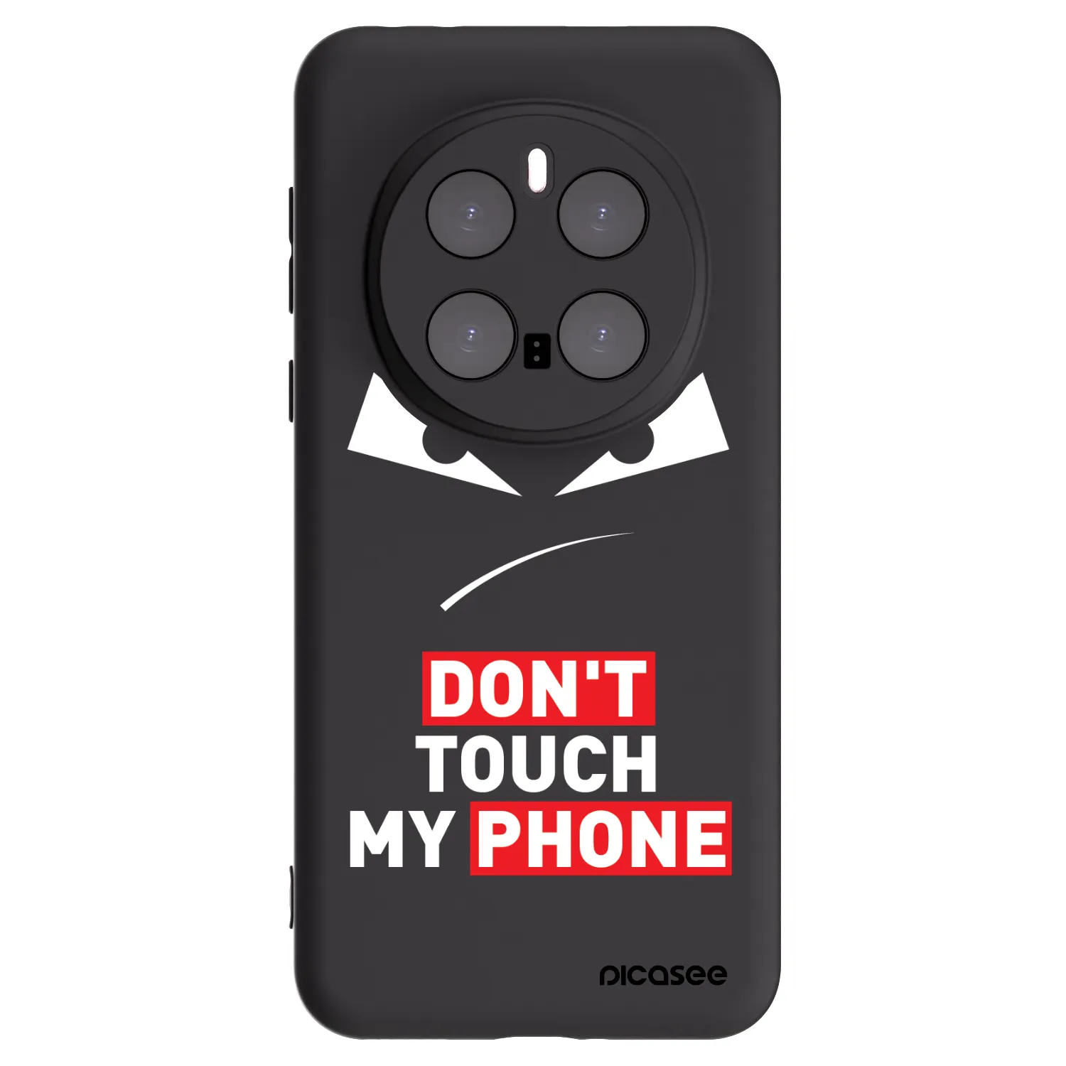 Picasee fekete szilikon tok az alábbi mobiltelefonokra Honor Magic7 Pro 5G - Evil Eye - Transparent