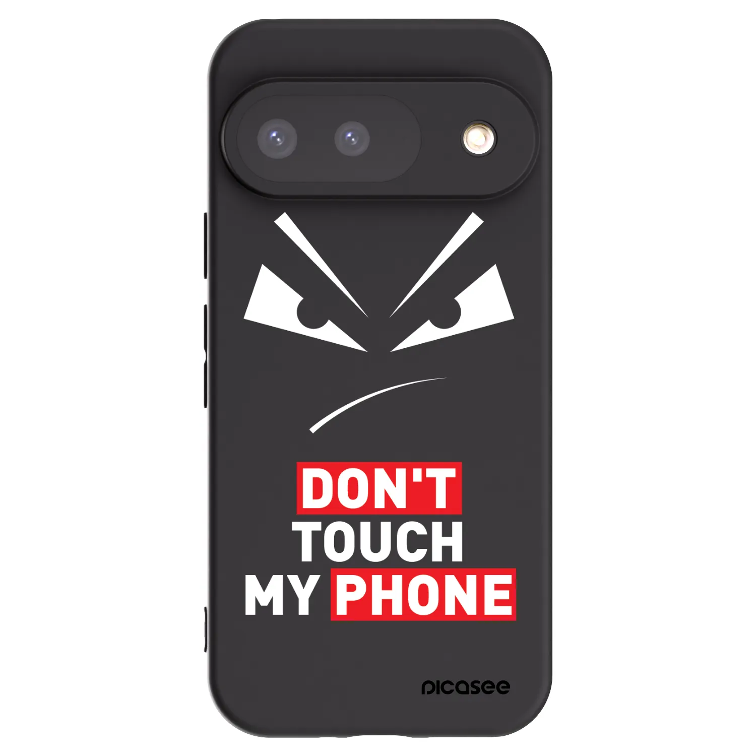 Picasee fekete szilikon tok az alábbi mobiltelefonokra Google Pixel 9 - Evil Eye - Transparent