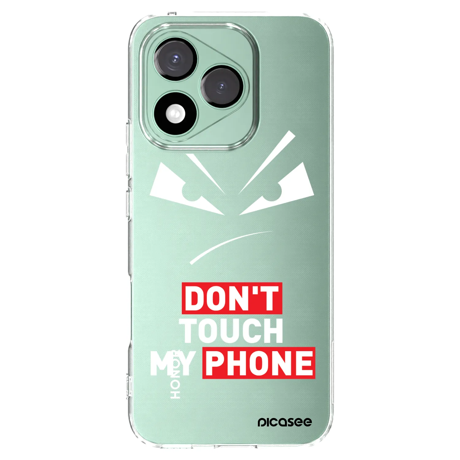 Picasee átlátszó szilikon tok az alábbi mobiltelefonokra Honor 400 Lite 5G - Evil Eye - Transparent