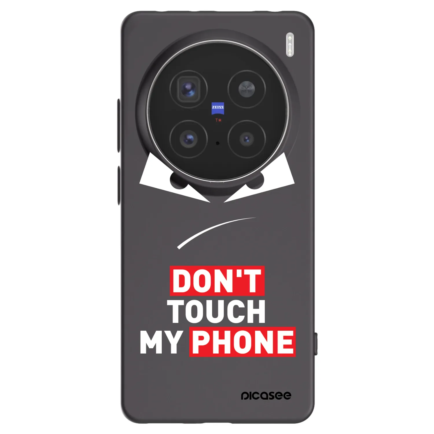 Picasee fekete szilikon tok az alábbi mobiltelefonokra Vivo X200 Pro - Evil Eye - Transparent