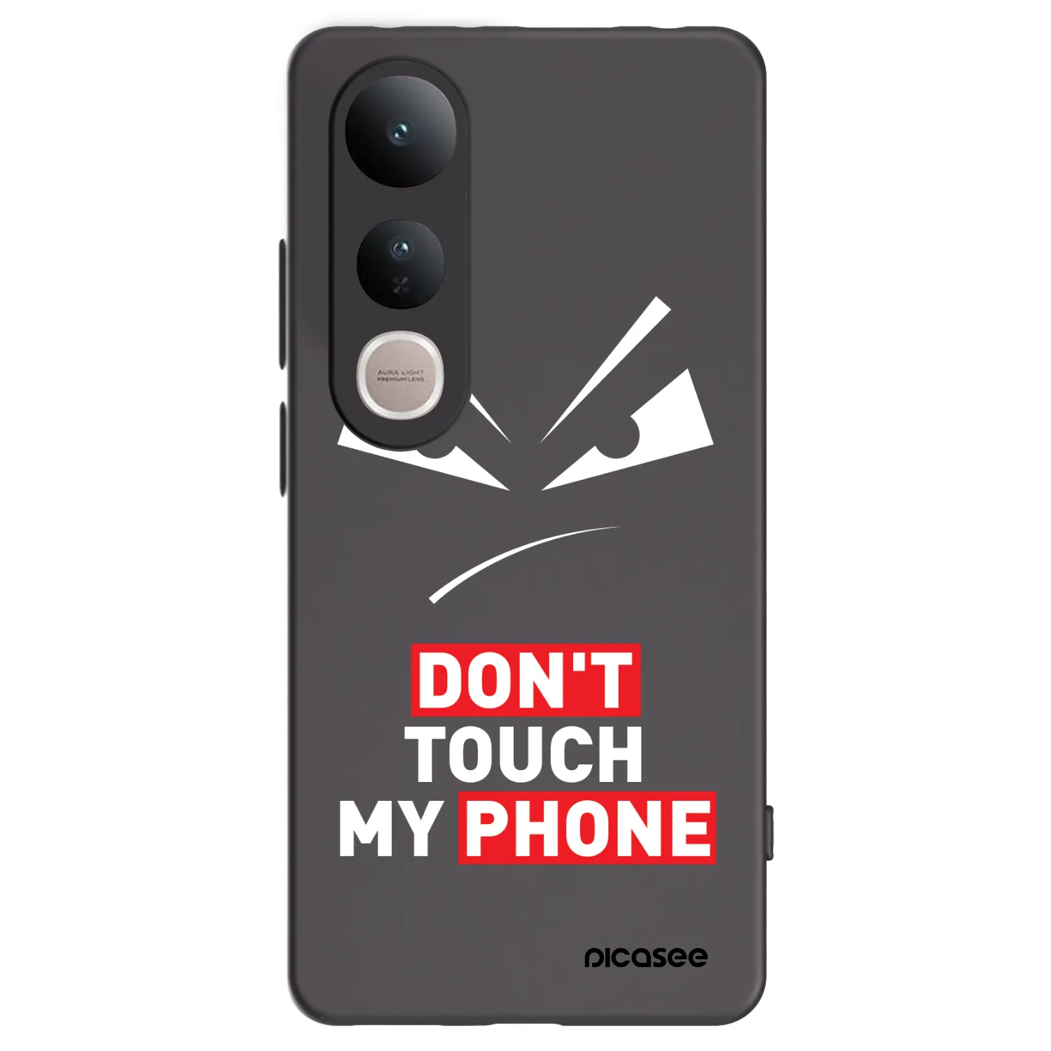 Picasee fekete szilikon tok az alábbi mobiltelefonokra Vivo V50 Lite 5G - Evil Eye - Transparent
