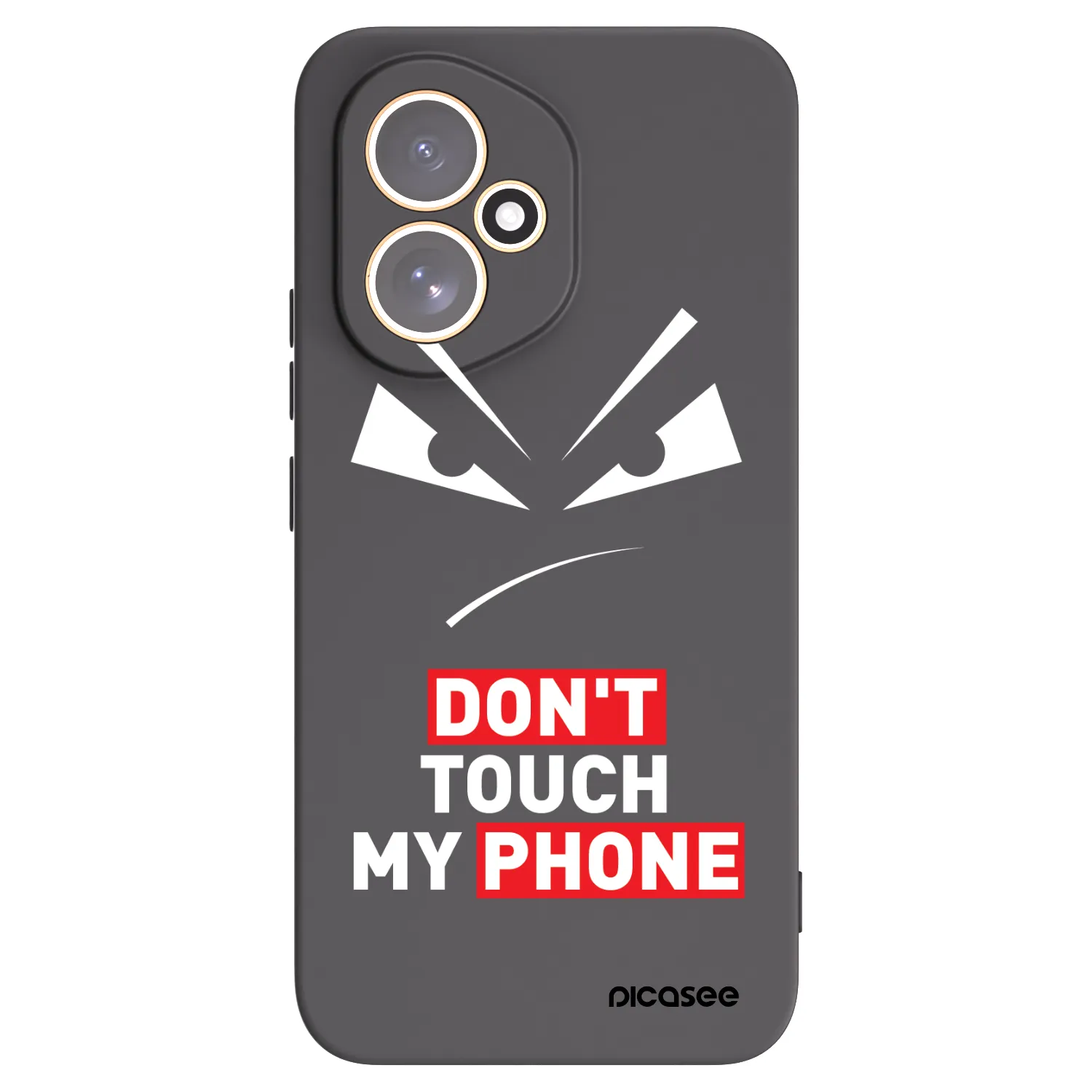 Picasee fekete szilikon tok az alábbi mobiltelefonokra Honor 400 5G - Evil Eye - Transparent