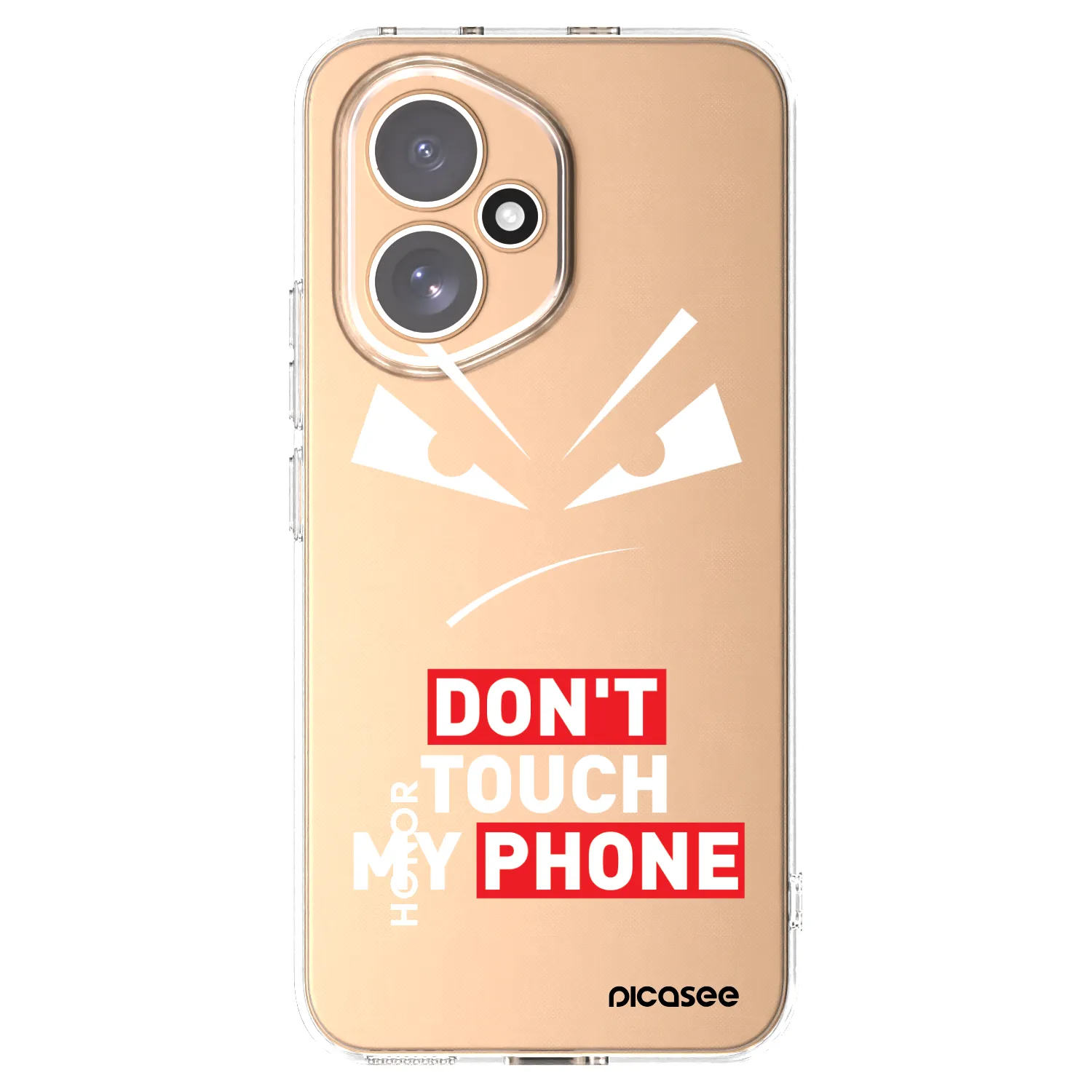 Picasee átlátszó szilikon tok az alábbi mobiltelefonokra Honor 400 5G - Evil Eye - Transparent