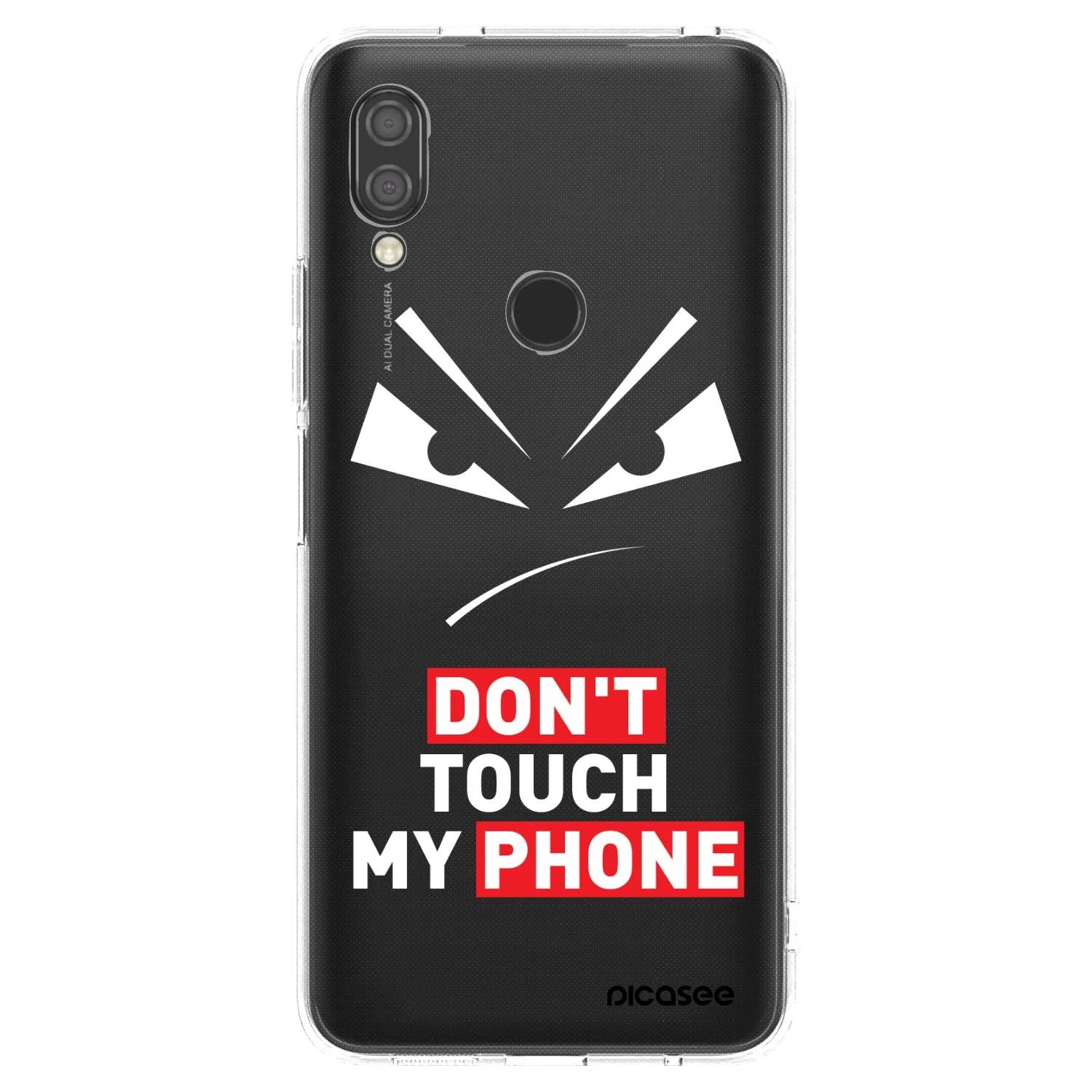 Picasee átlátszó szilikon tok az alábbi mobiltelefonokra Xiaomi Redmi 7 - Evil Eye - Transparent