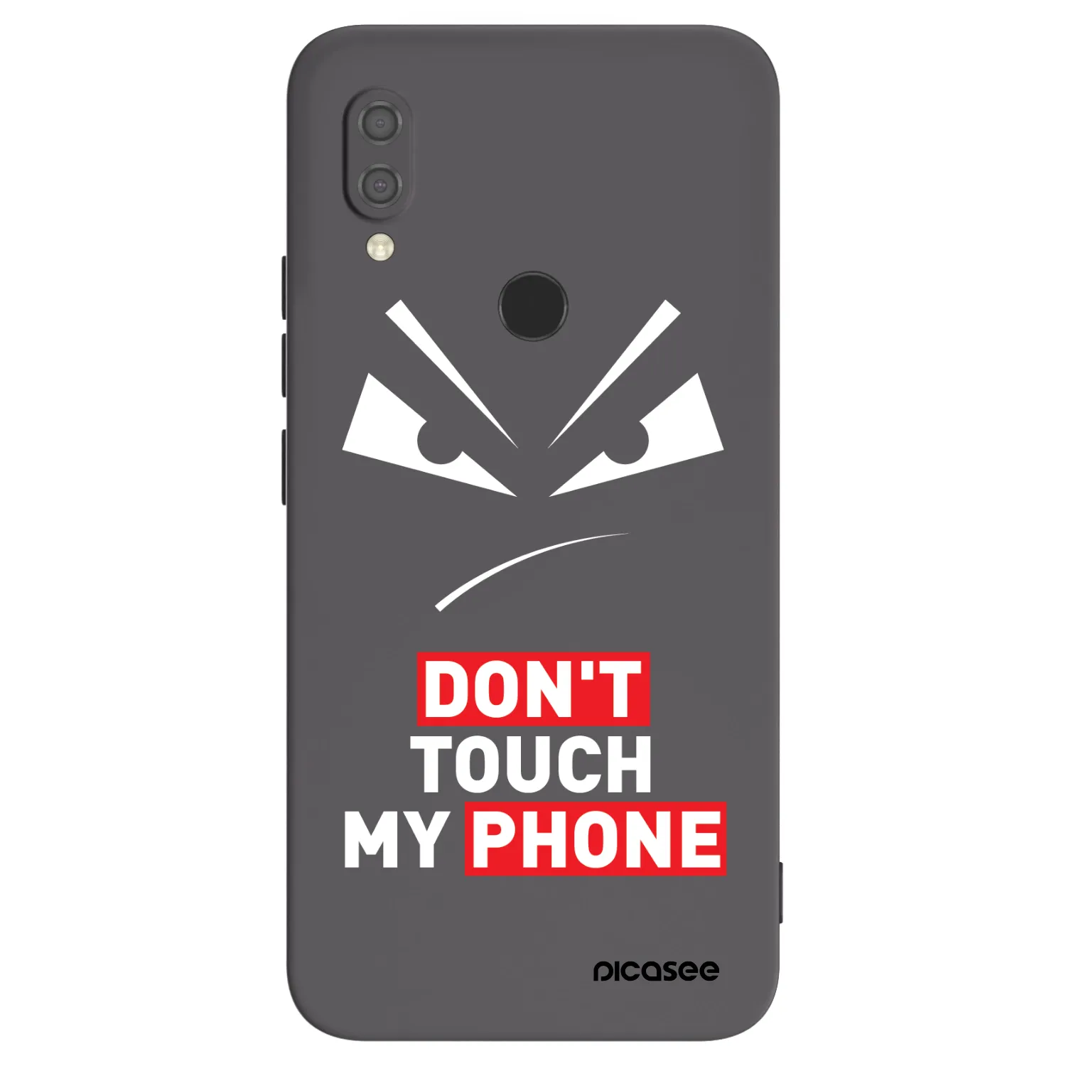 Picasee fekete szilikon tok az alábbi mobiltelefonokra Xiaomi Redmi 7 - Evil Eye - Transparent