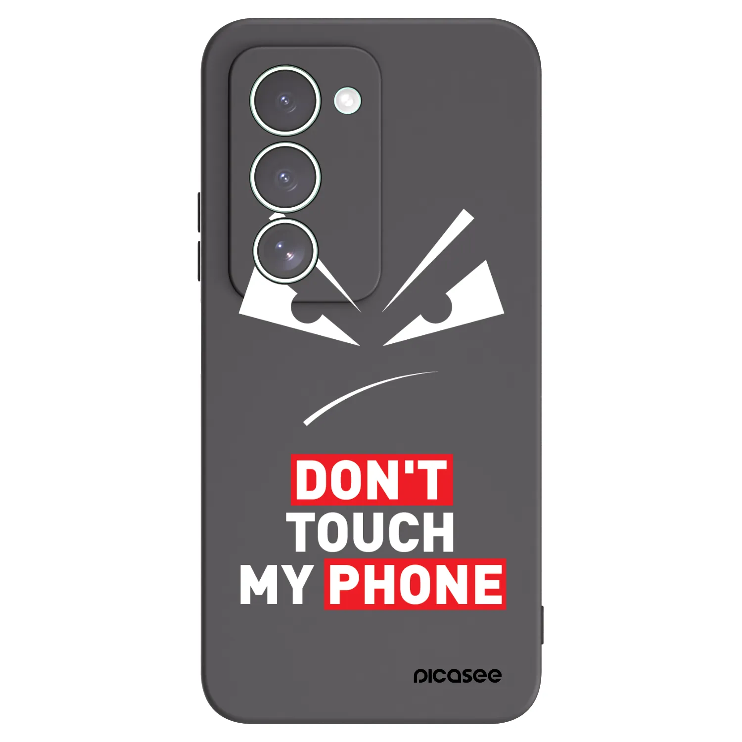 Picasee fekete szilikon tok az alábbi mobiltelefonokra Xiaomi Redmi 15 5G - Evil Eye - Transparent