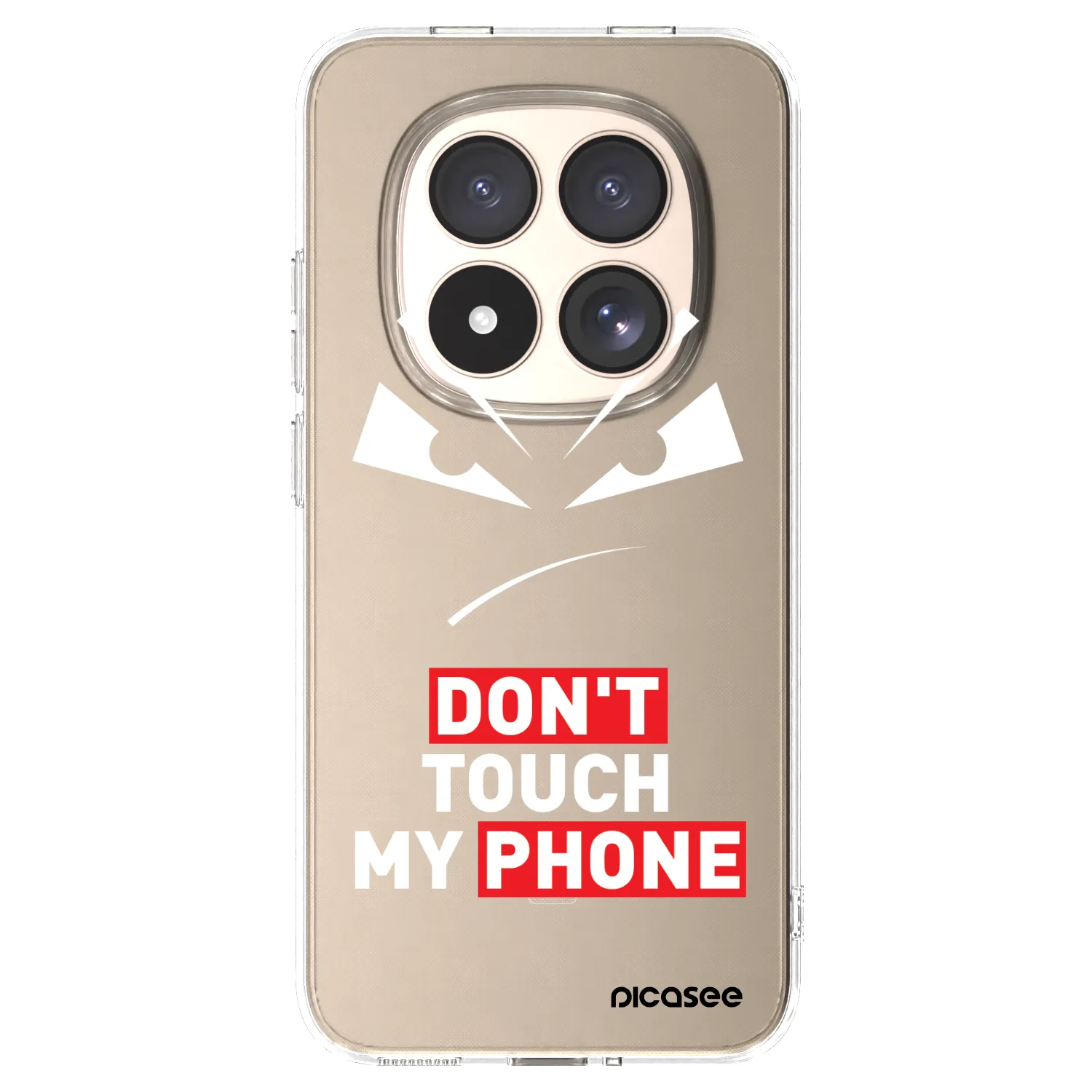 Picasee átlátszó szilikon tok az alábbi mobiltelefonokra Xiaomi Redmi Note 15 Pro 4G - Evil Eye - Transparent